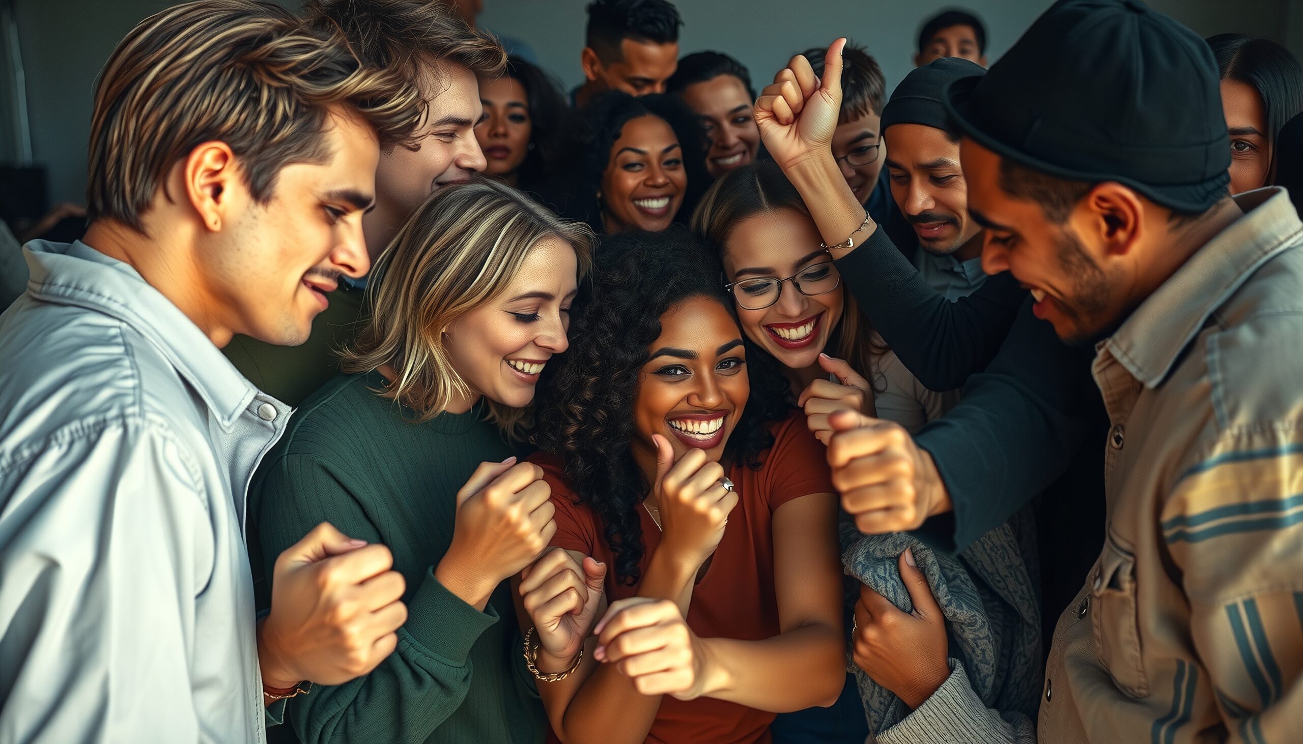 Joyful Celebration Among Friends