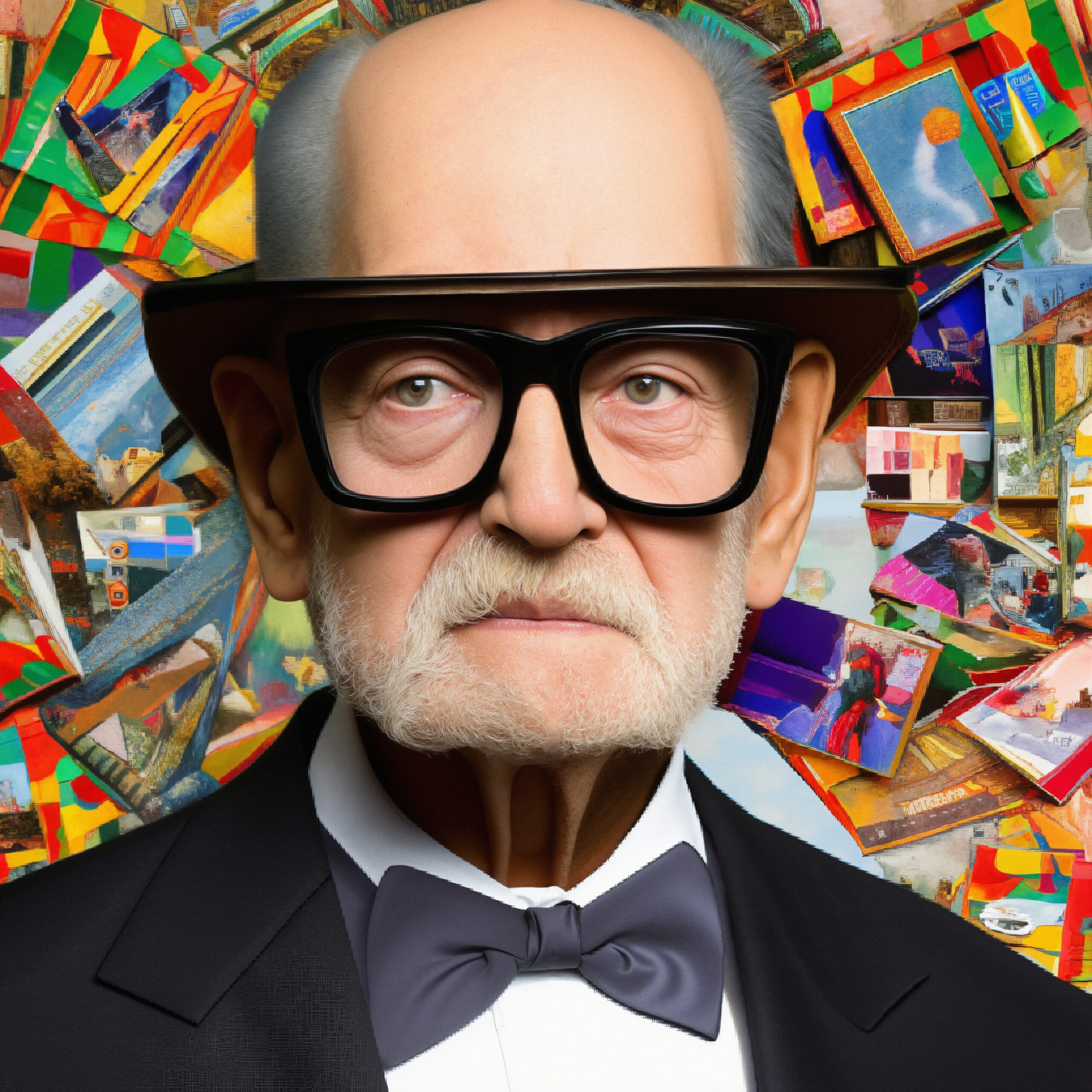 Sophisticated Gentleman Amidst Chaos