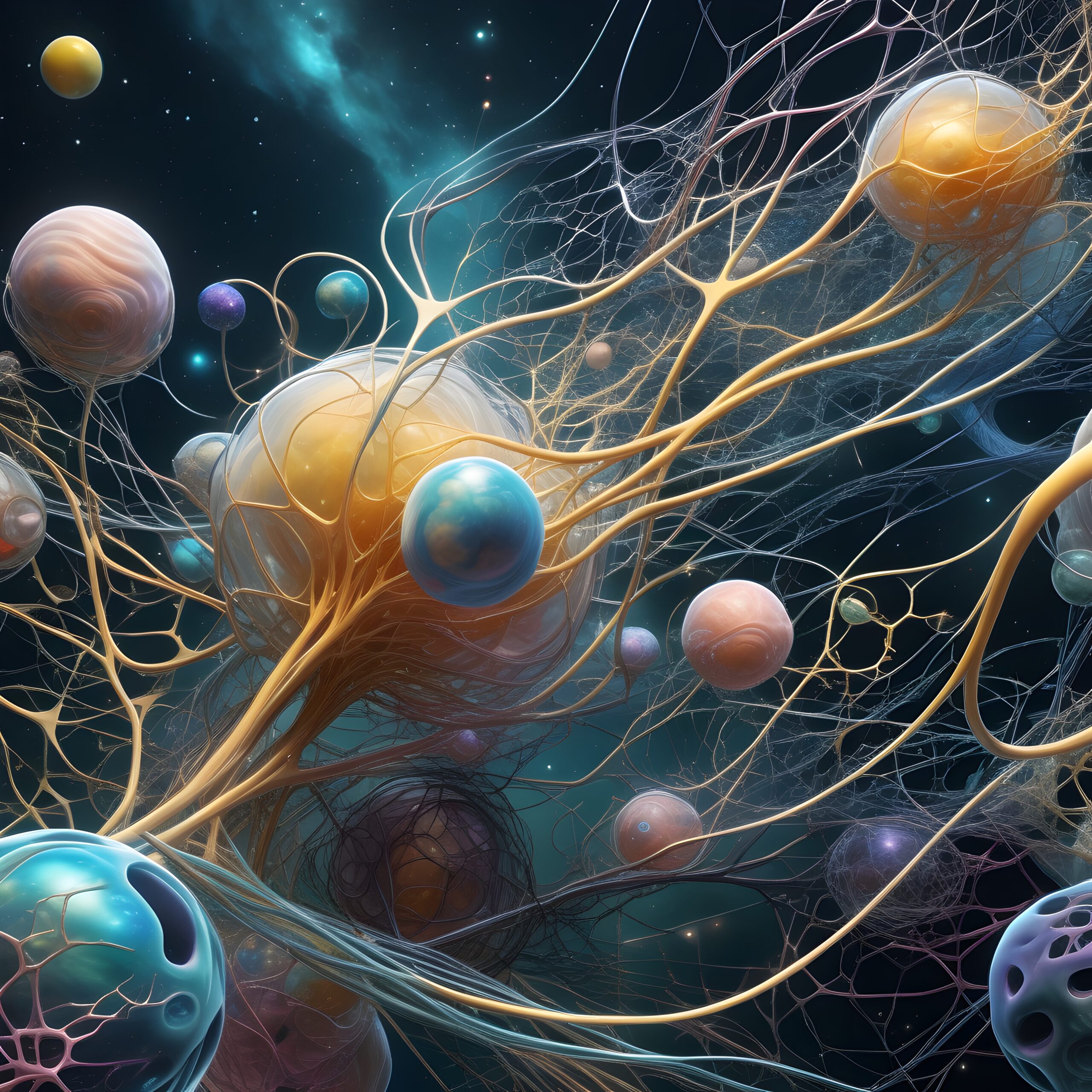 Abstract Cosmic Neurons in Deep Space