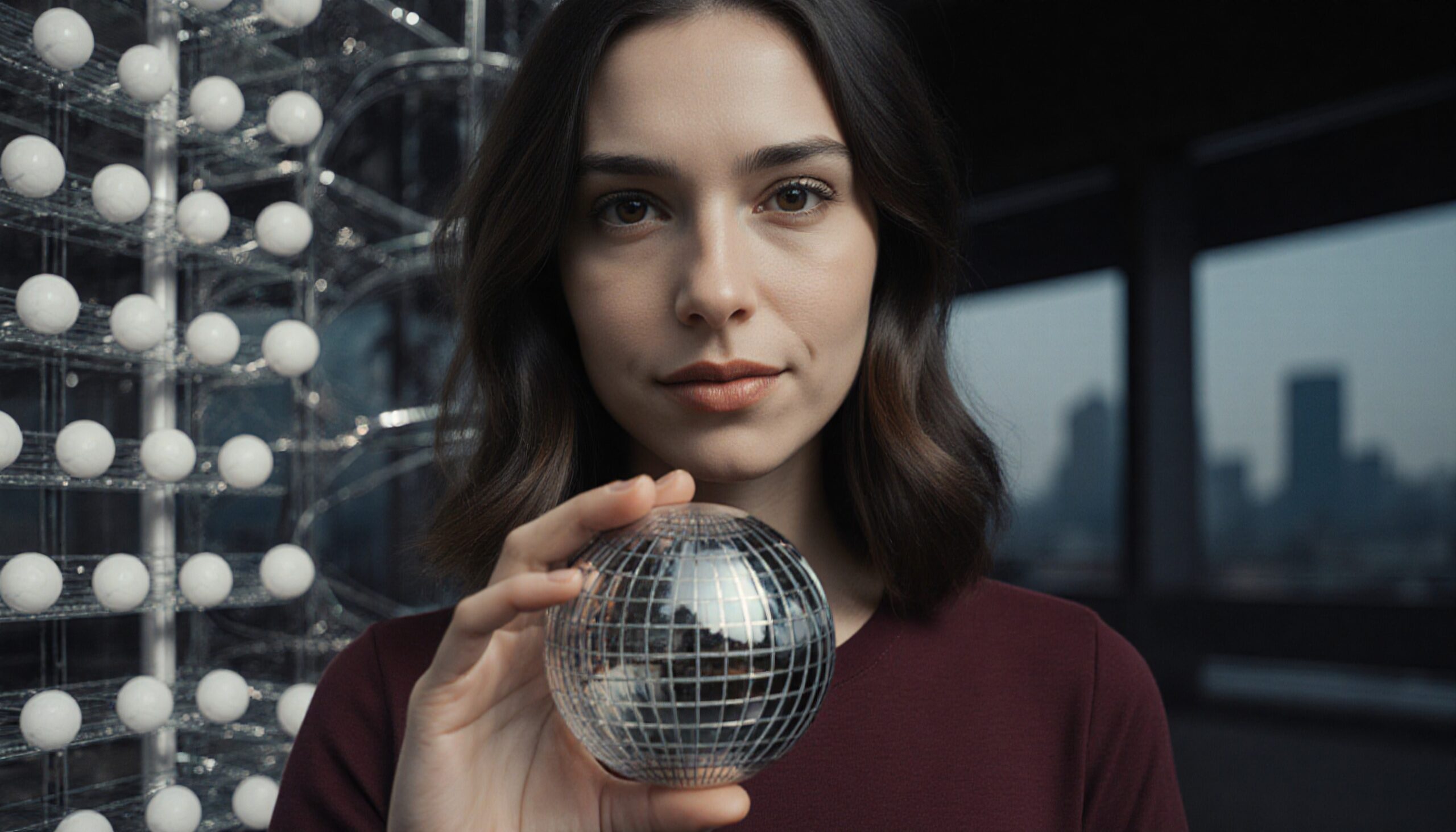 Reflective Sphere in Modern Setting