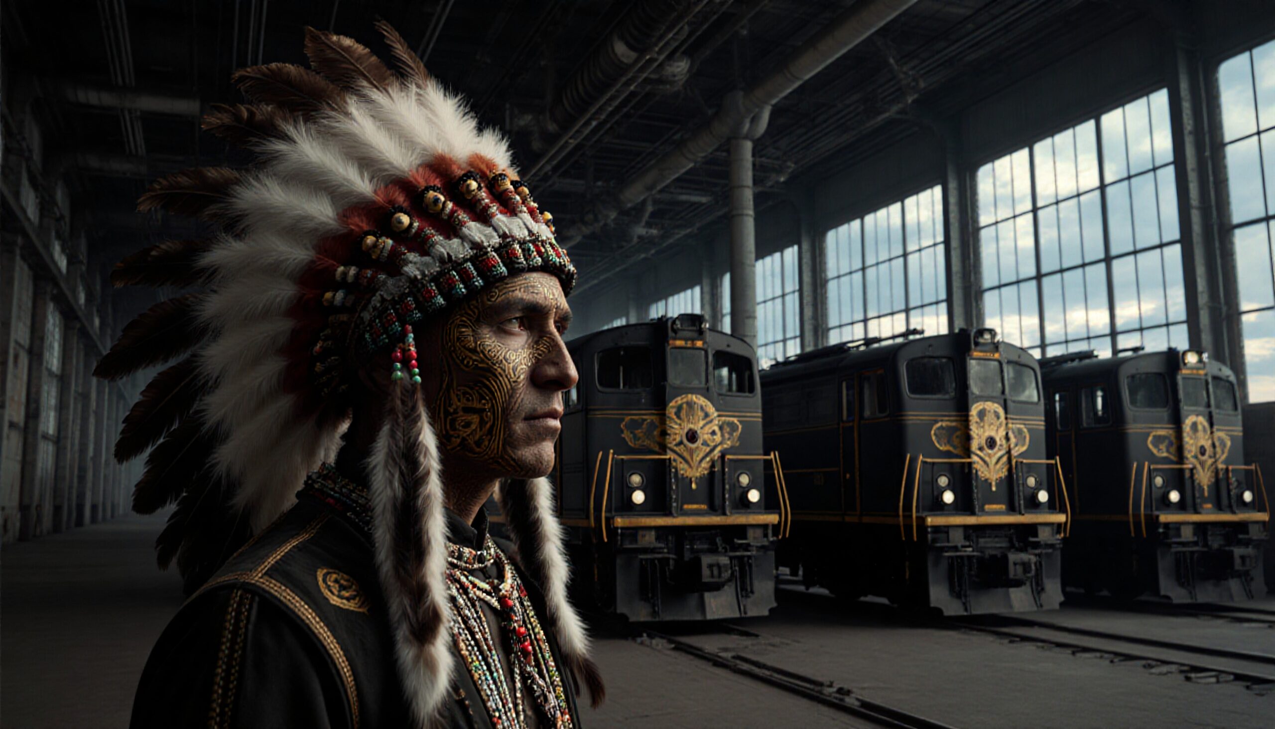 Trains and Tradition Intersect Dramatically
