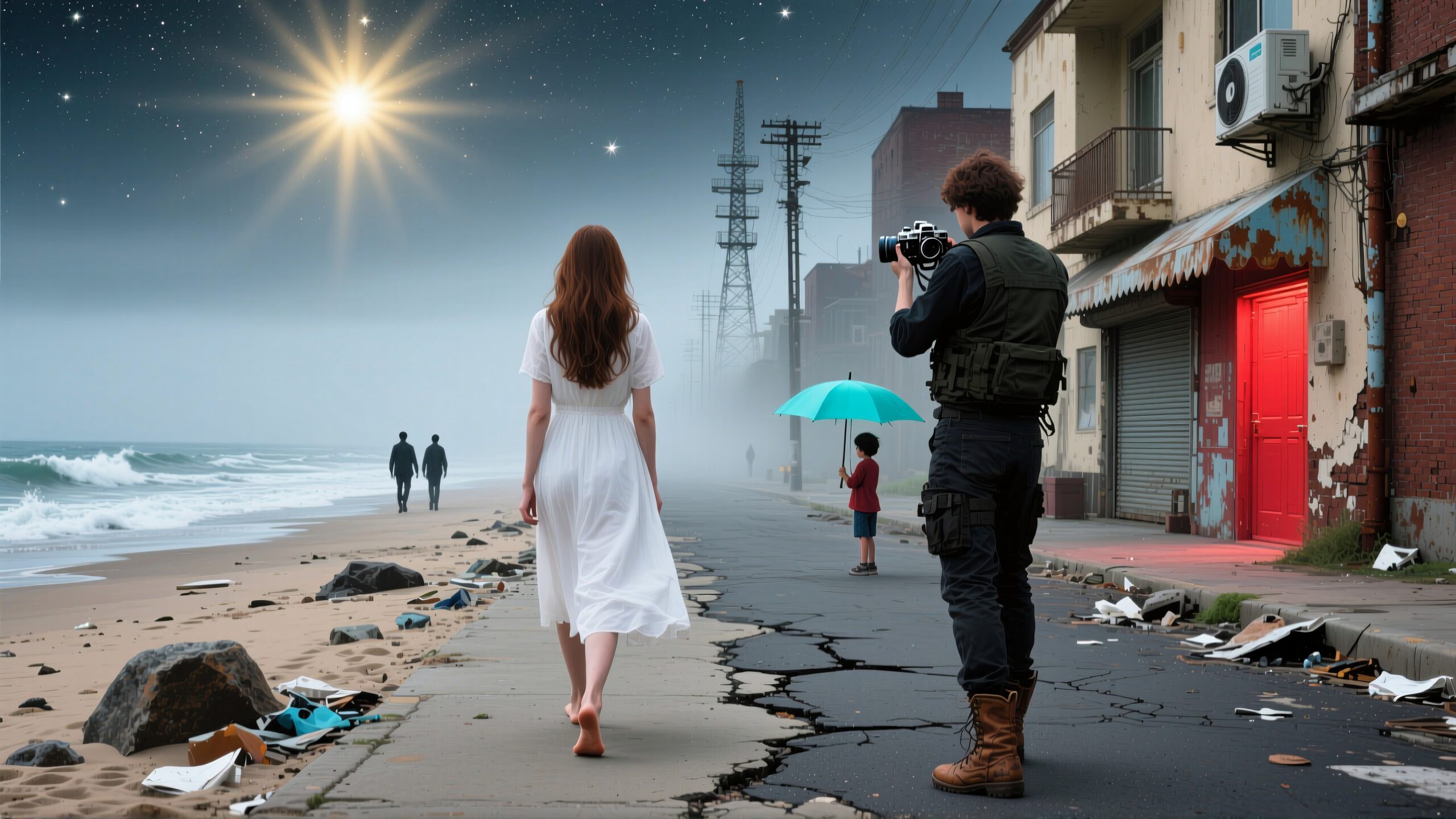 Mystical Beachfront Urban Photography