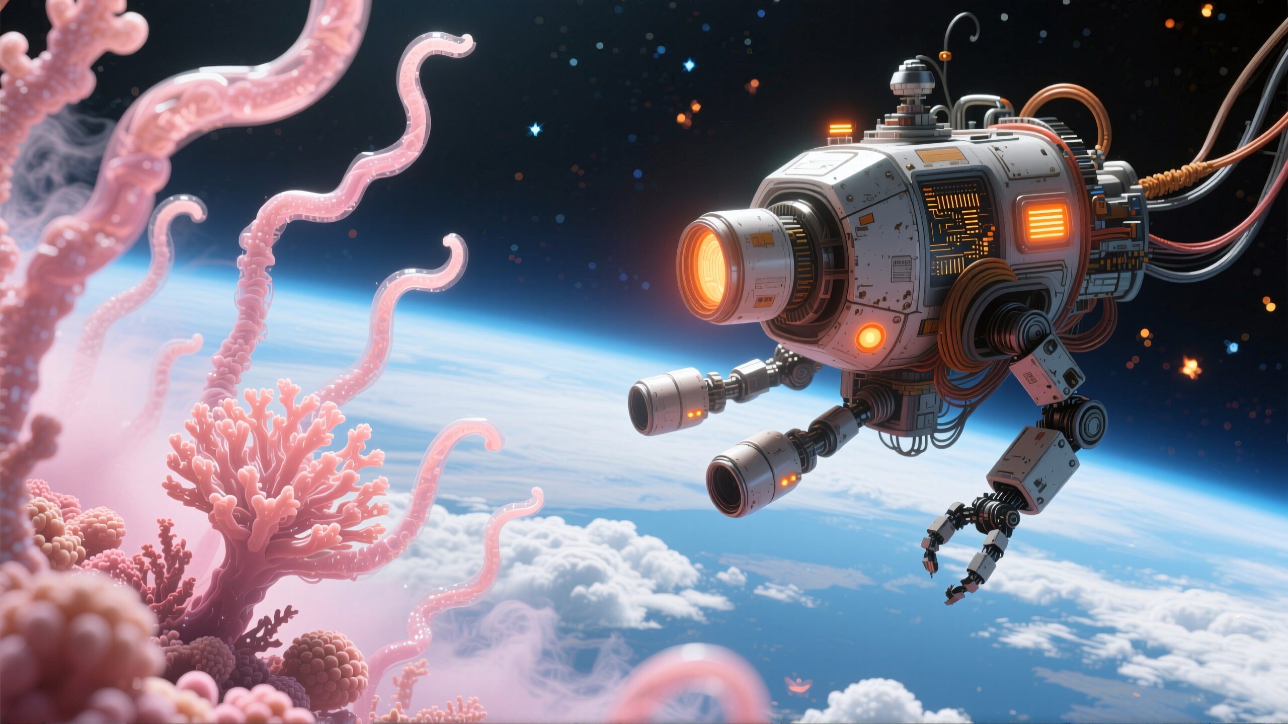 Futuristic Alien Environment Exploration