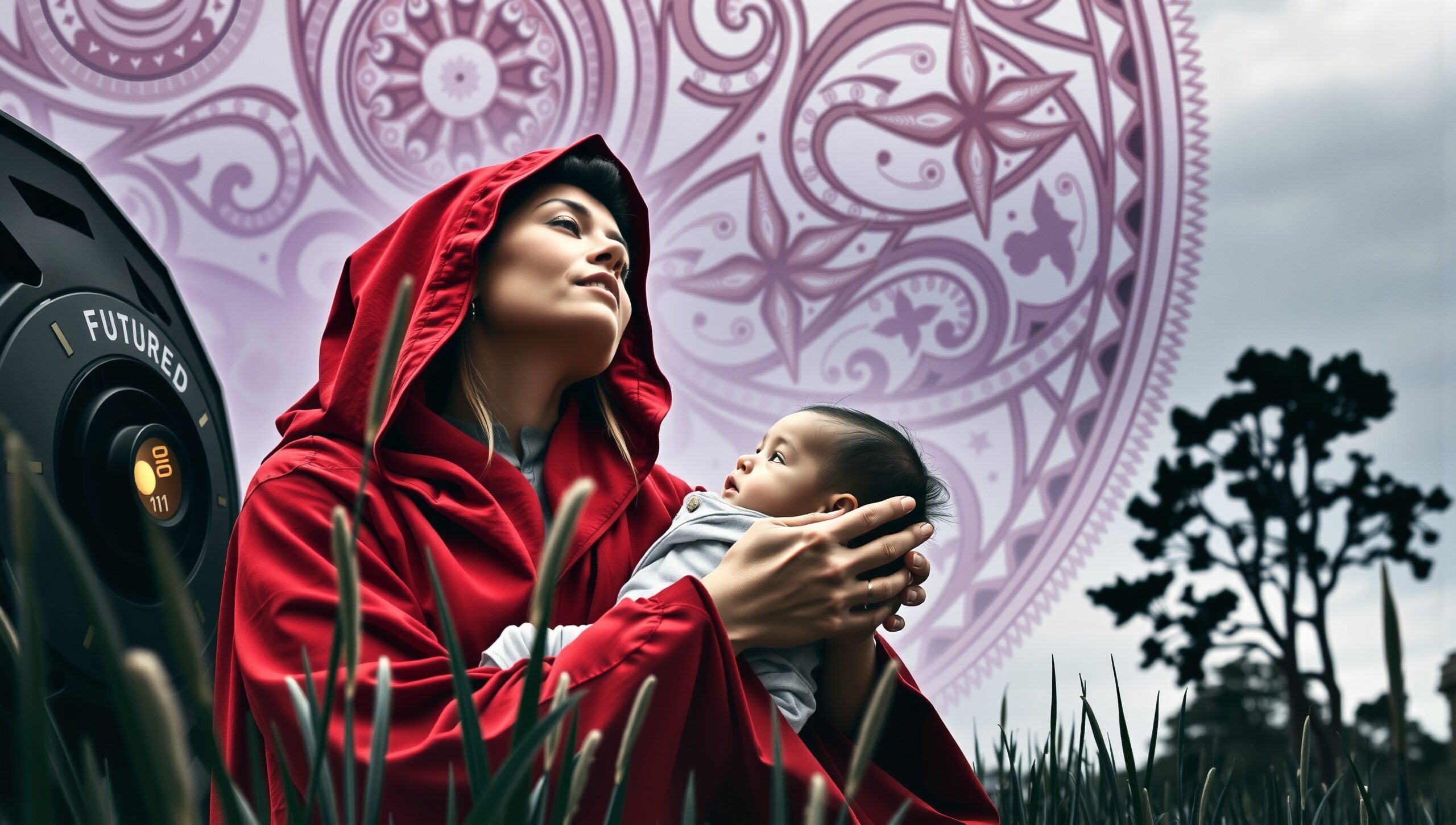 Sci-Fi Motherhood Mandala Scene