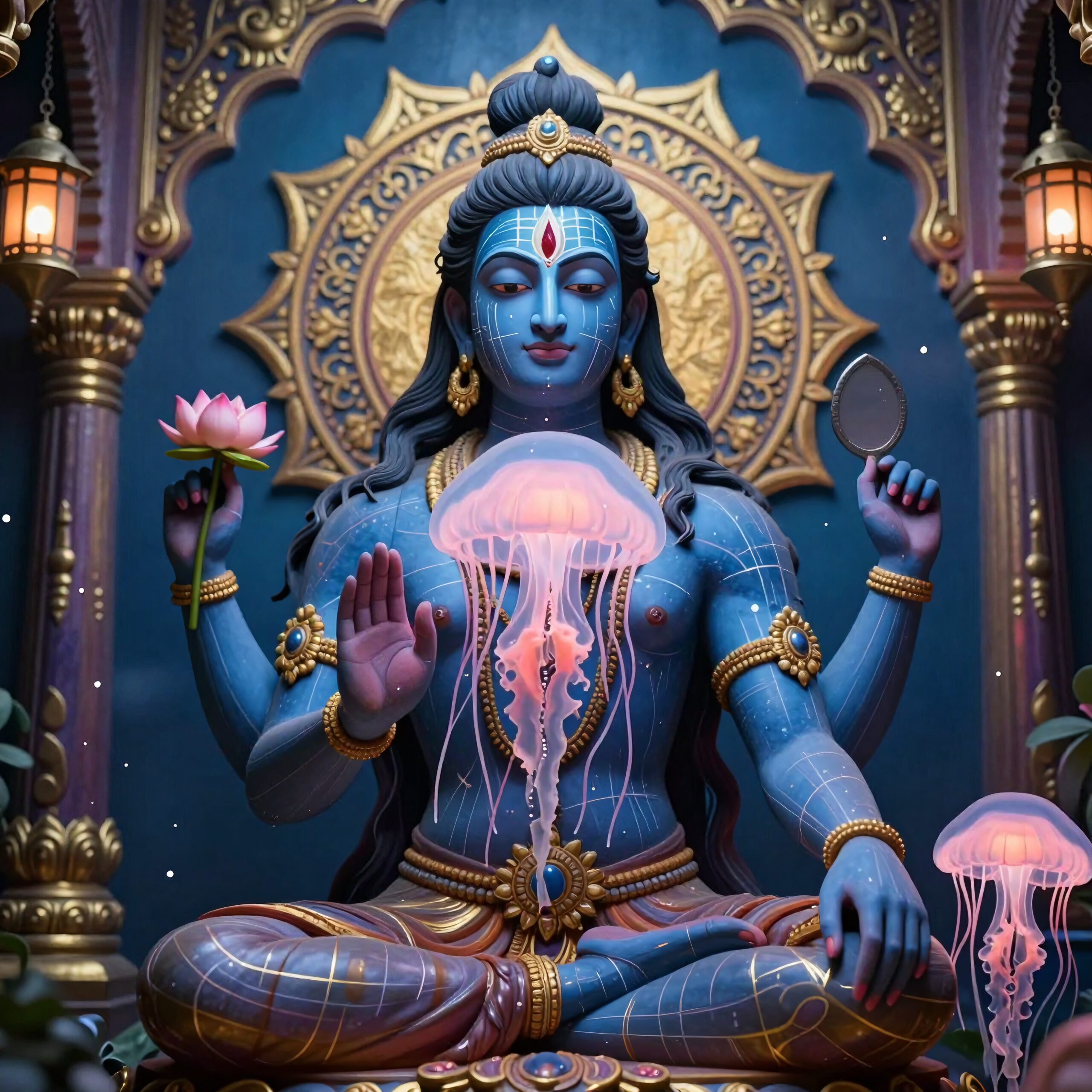 Divine Serenity with Jellyfish