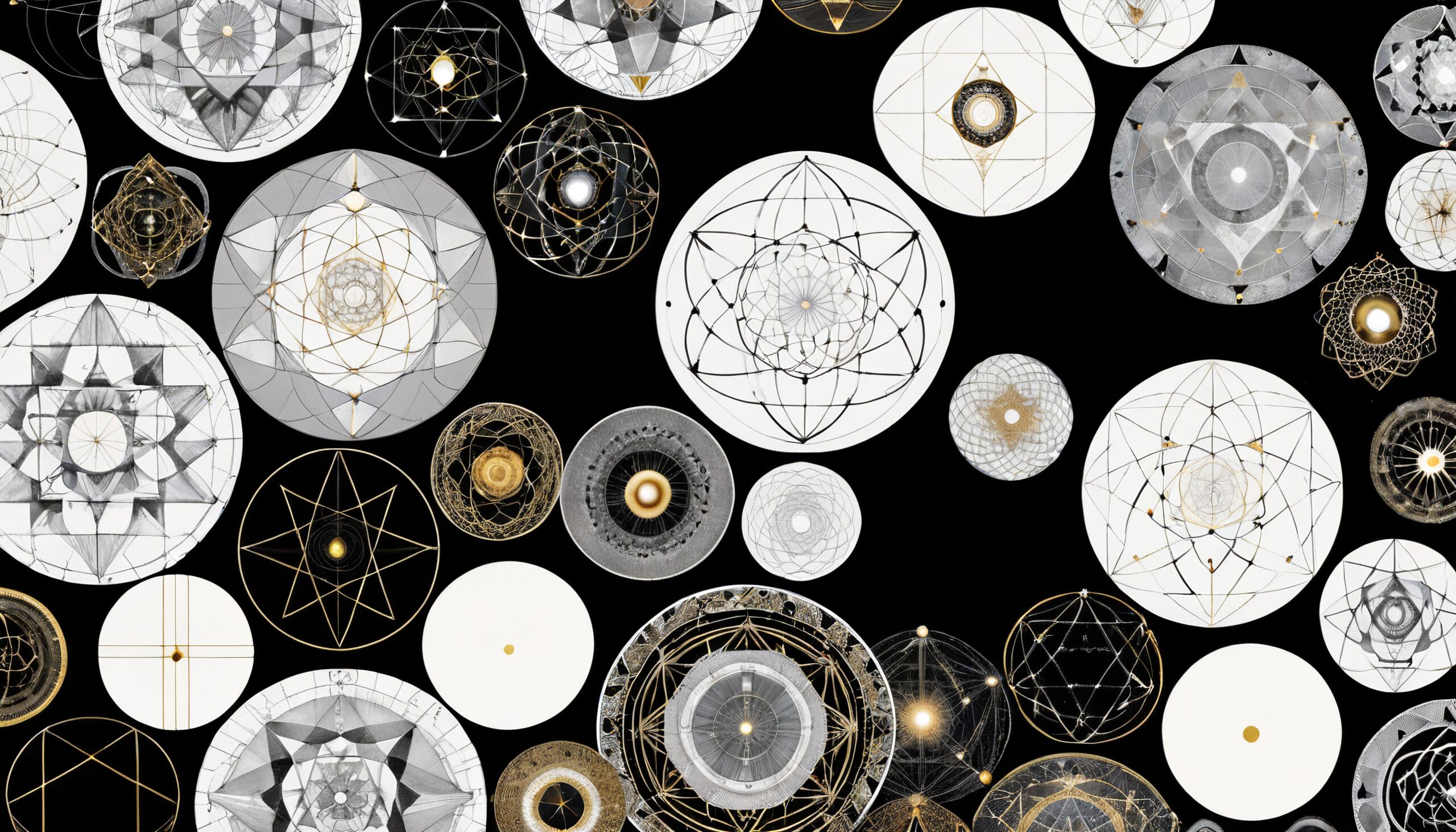 Intricate Geometric Circle Patterns