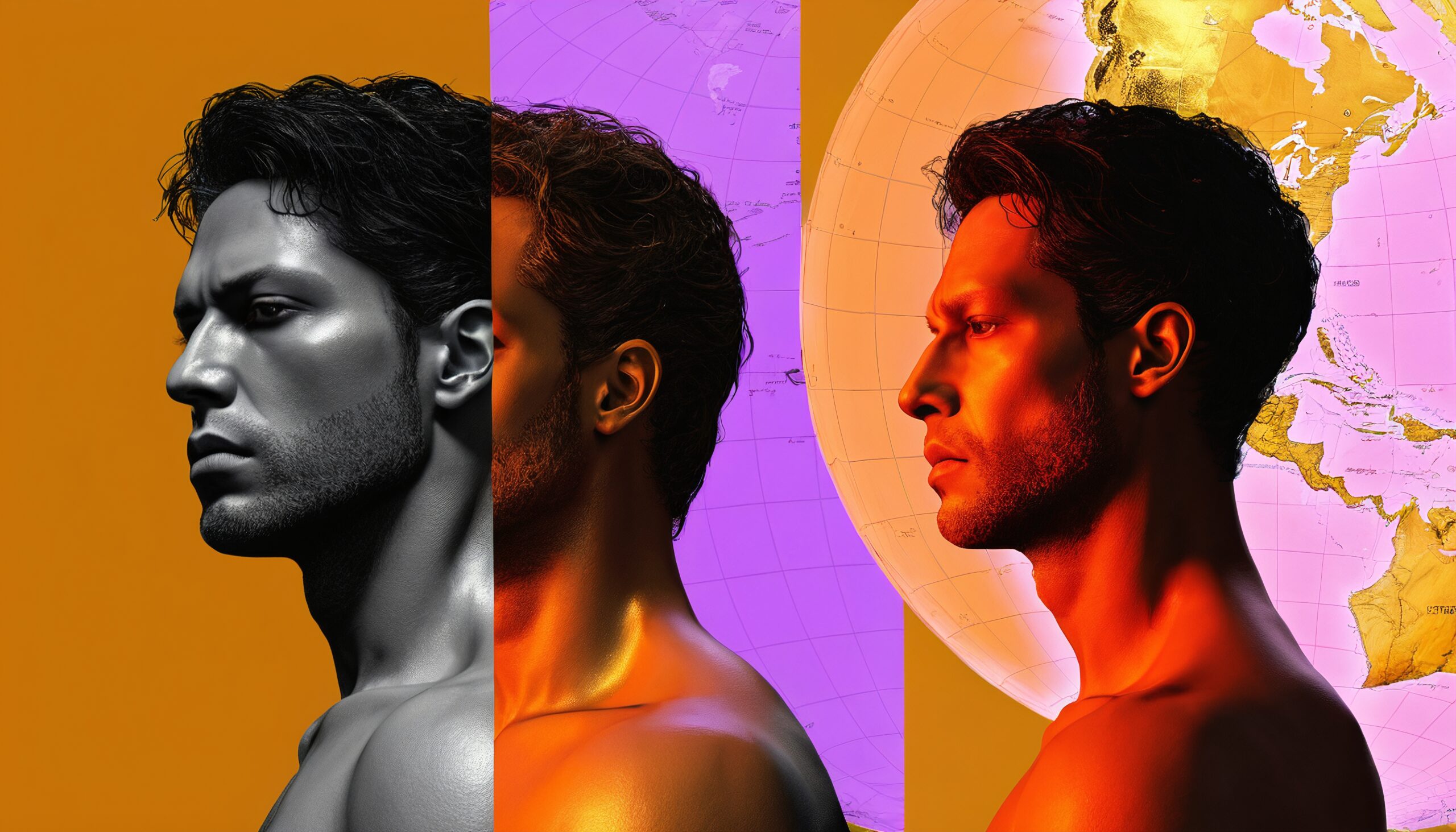 Three Faces in Color Exploration