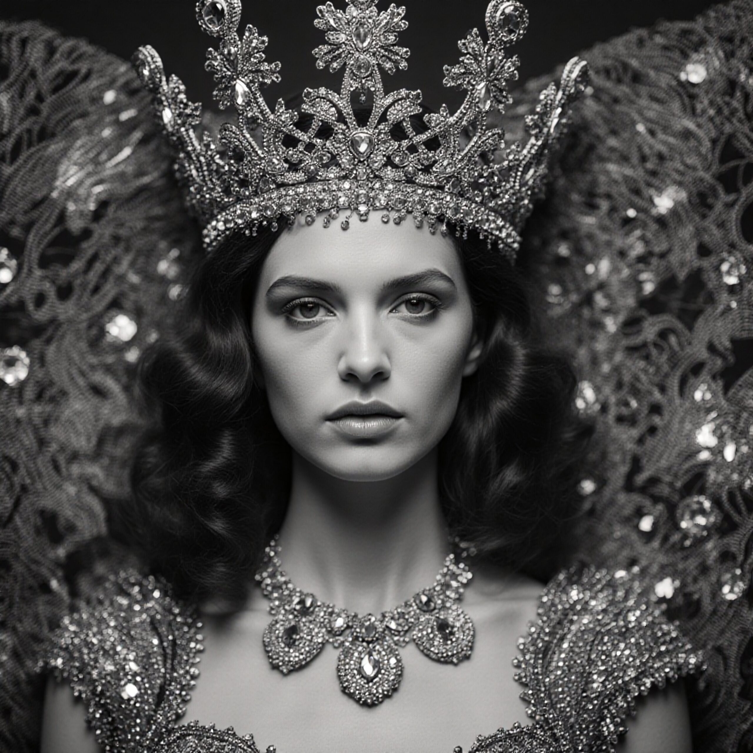 Elegance in Regal Black-and-White