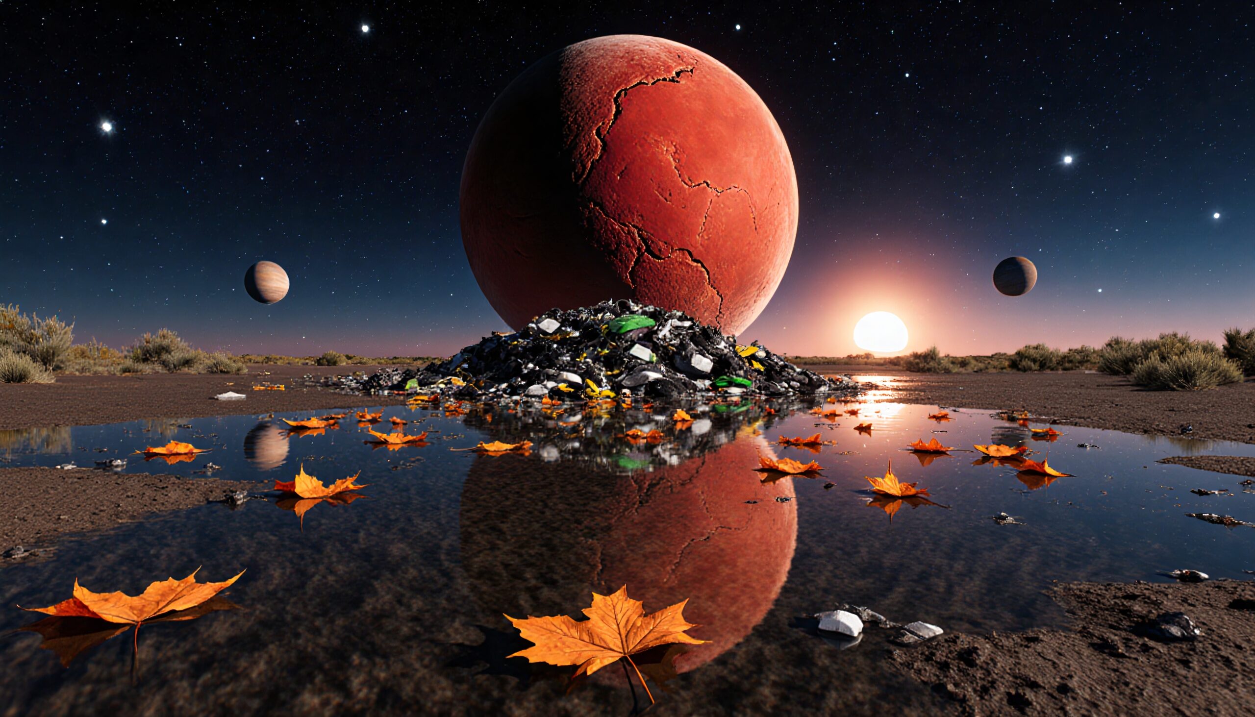 E-waste beneath alien skies