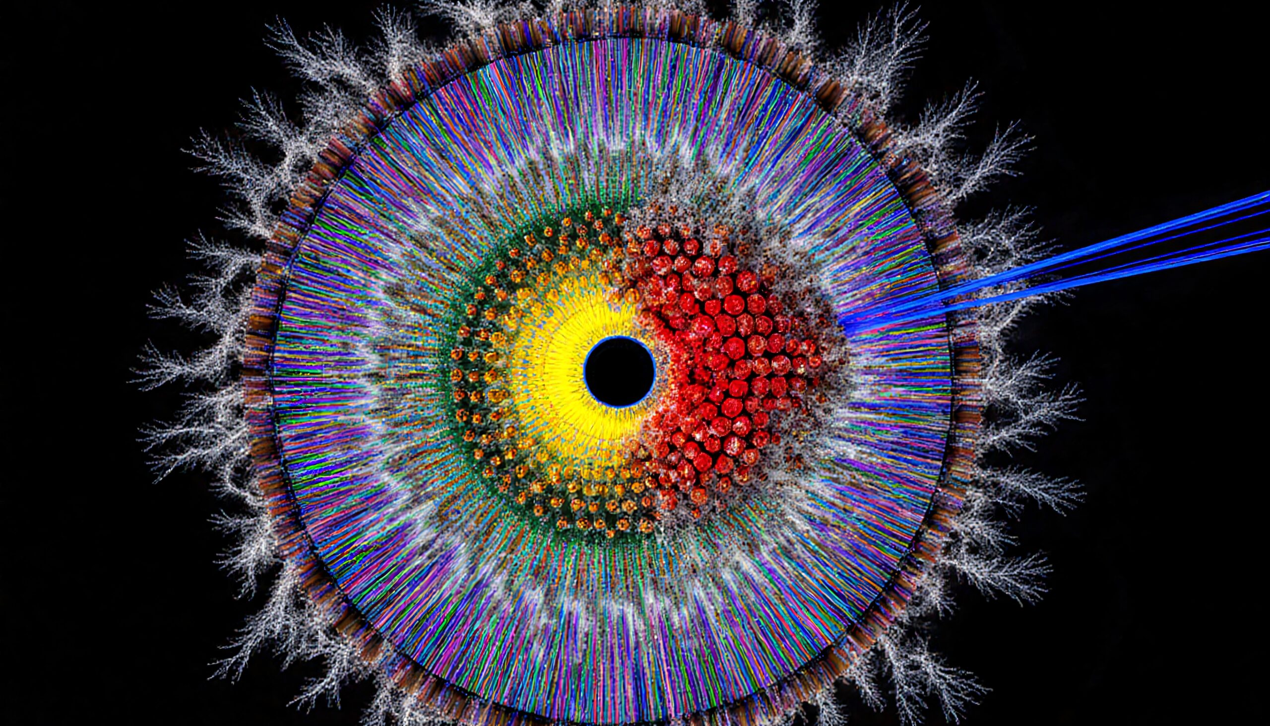 Intricate Microscopic Pattern Art