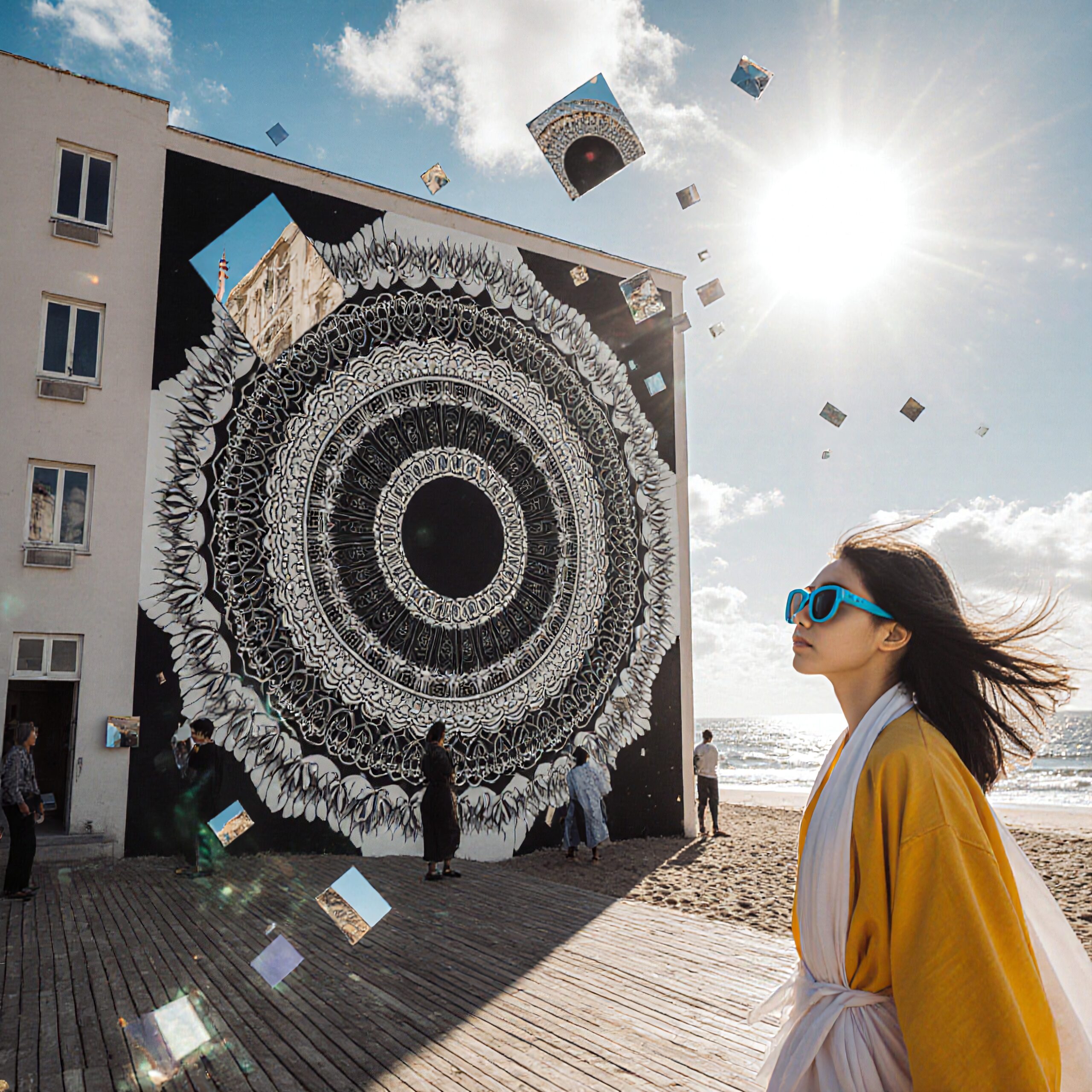 Visionary Mandala by Sunlit Sea