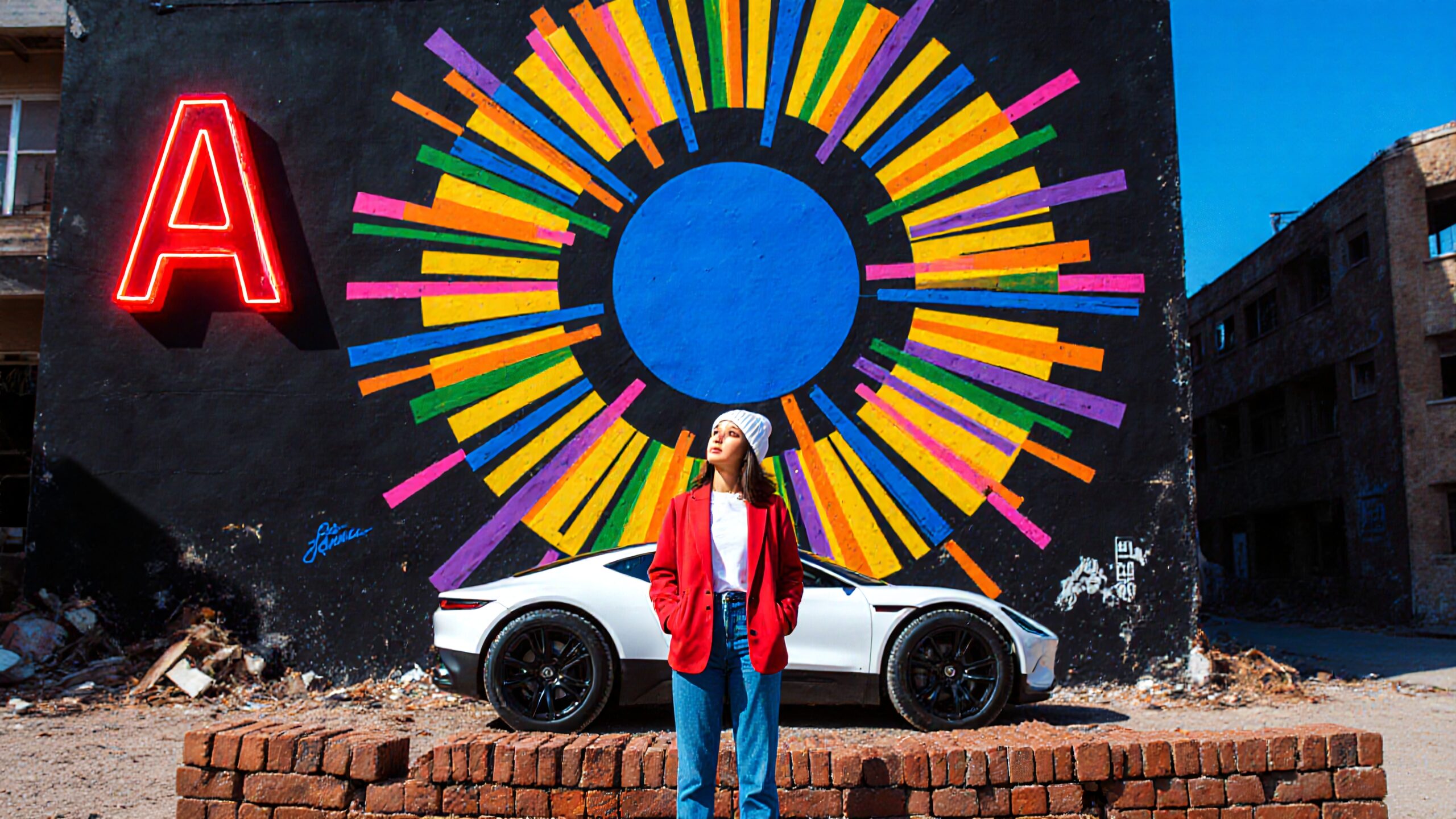 Vibrant Urban Art and Fashion