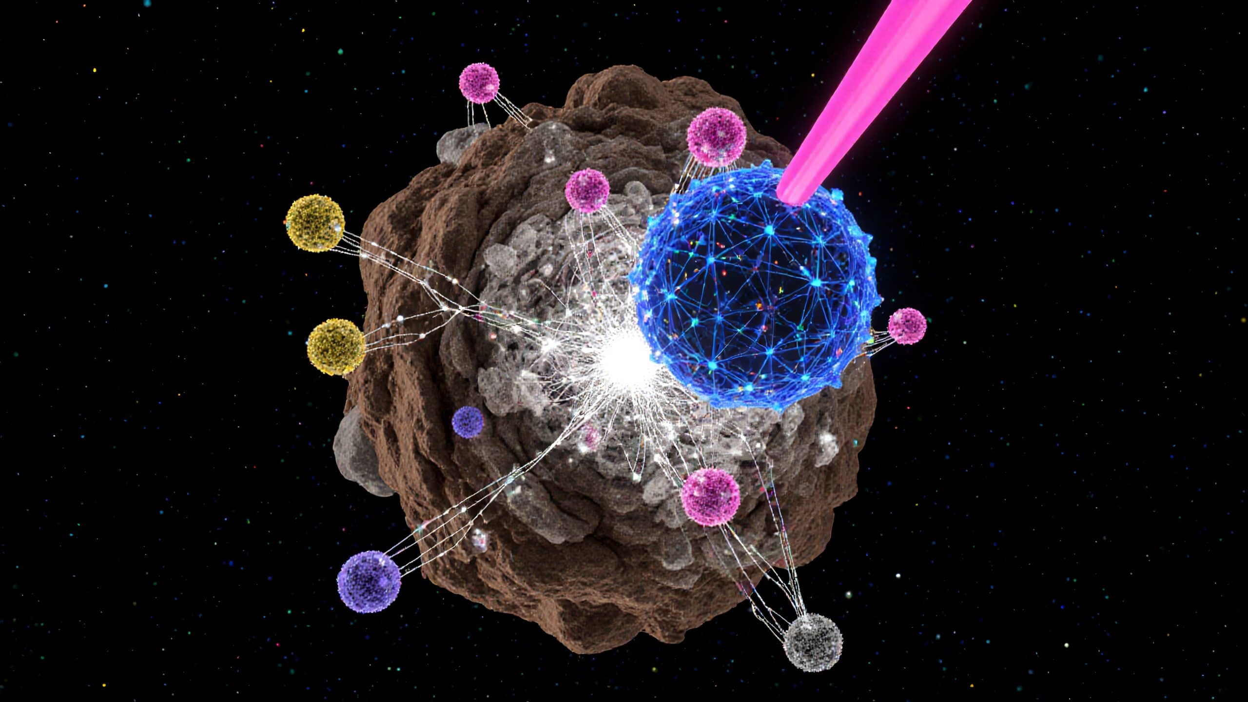 Interconnected Cosmic Spheres in Space