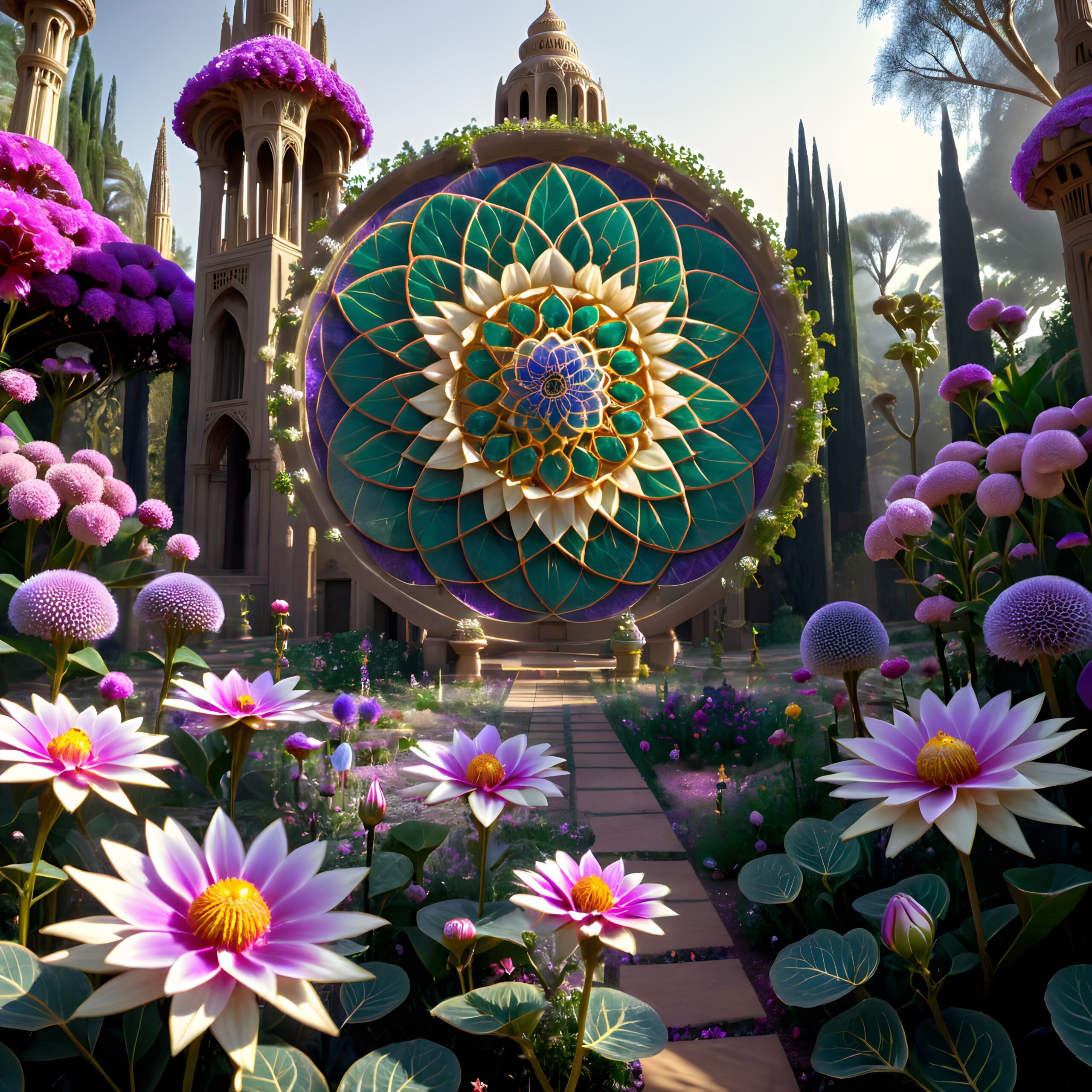 Enchanted Garden and Mandala Visions
