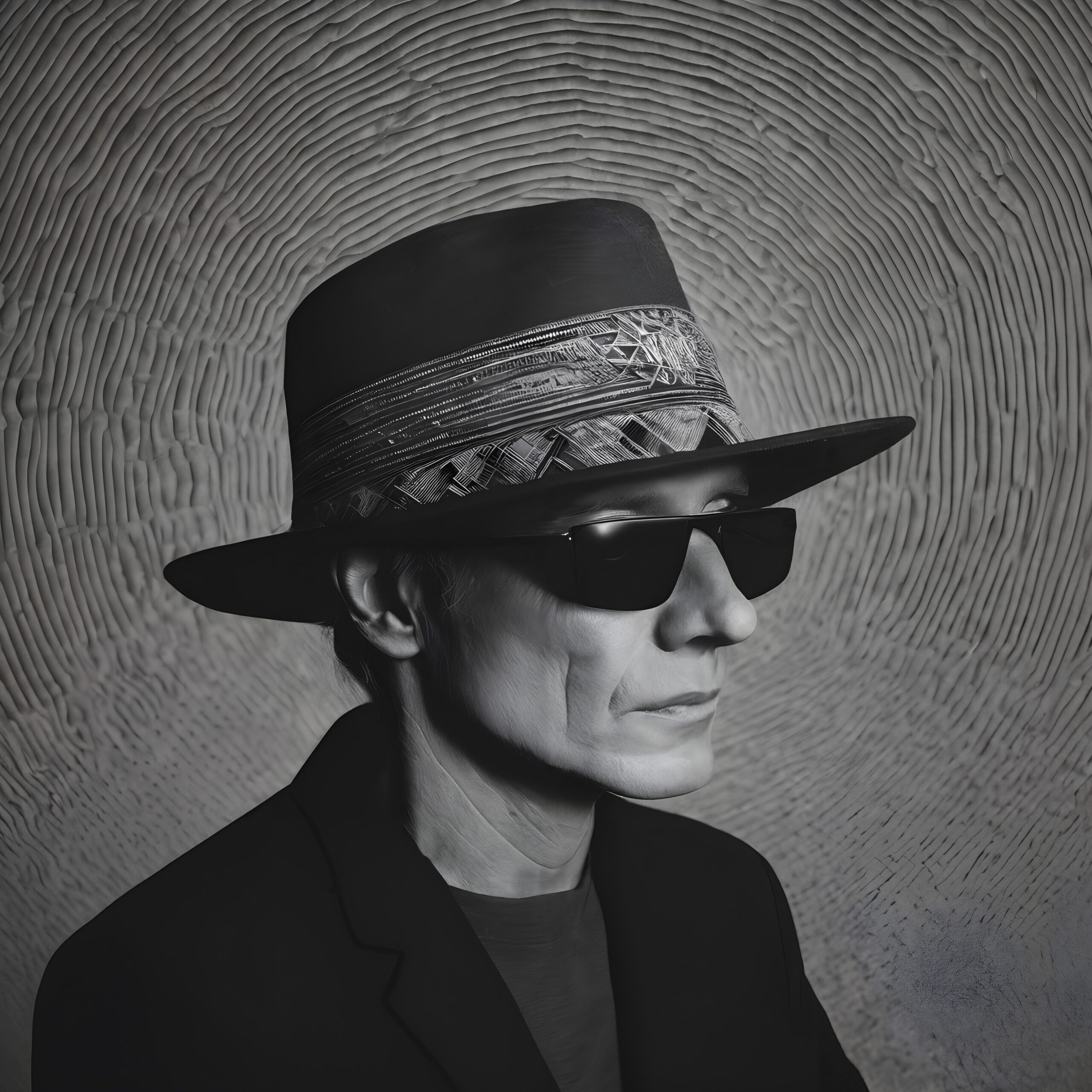 Stylish Persona in Black Hat