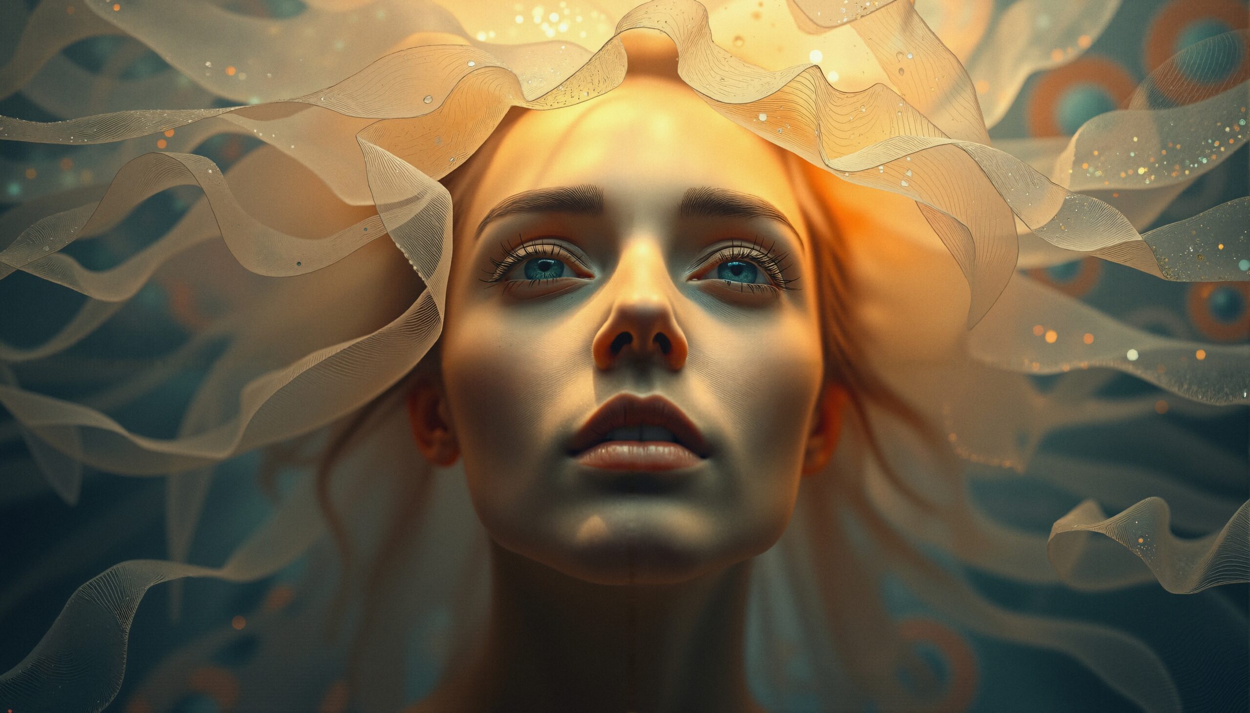 Dreamlike Ethereal Woman Portrait