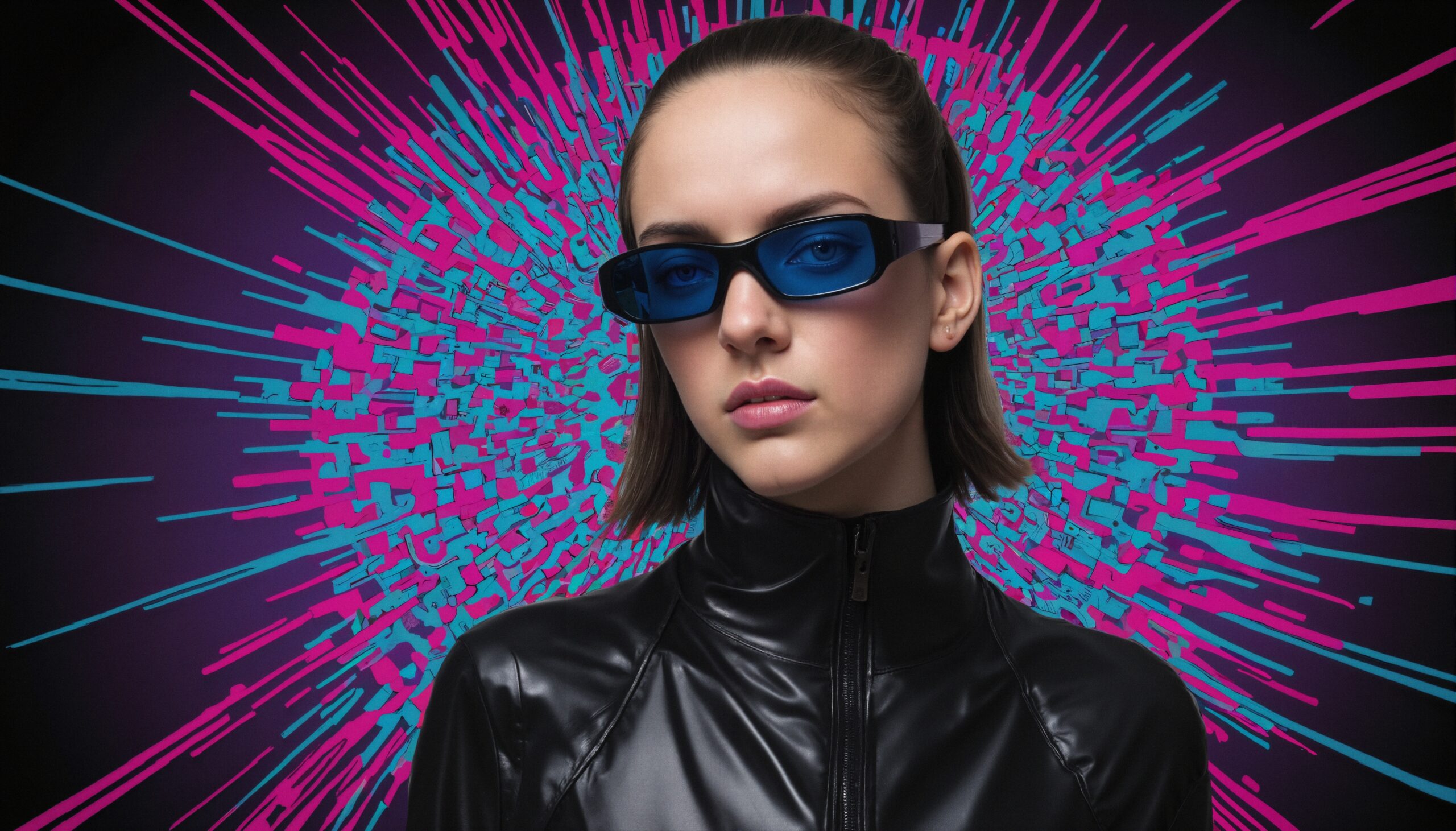 Futuristic Fashion Burst with Vibrance