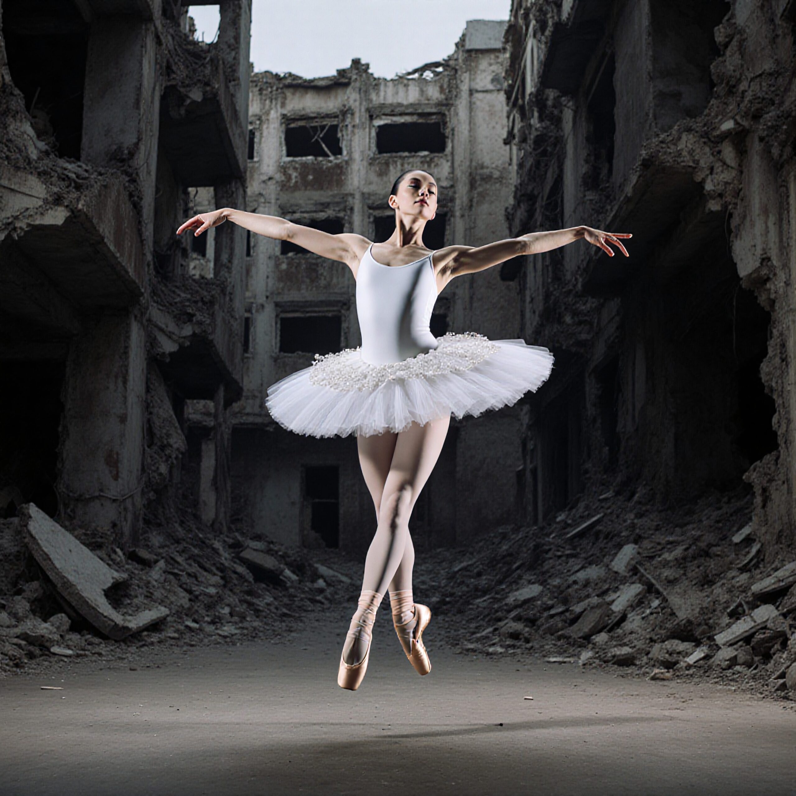Ballerina in Urban Ruins