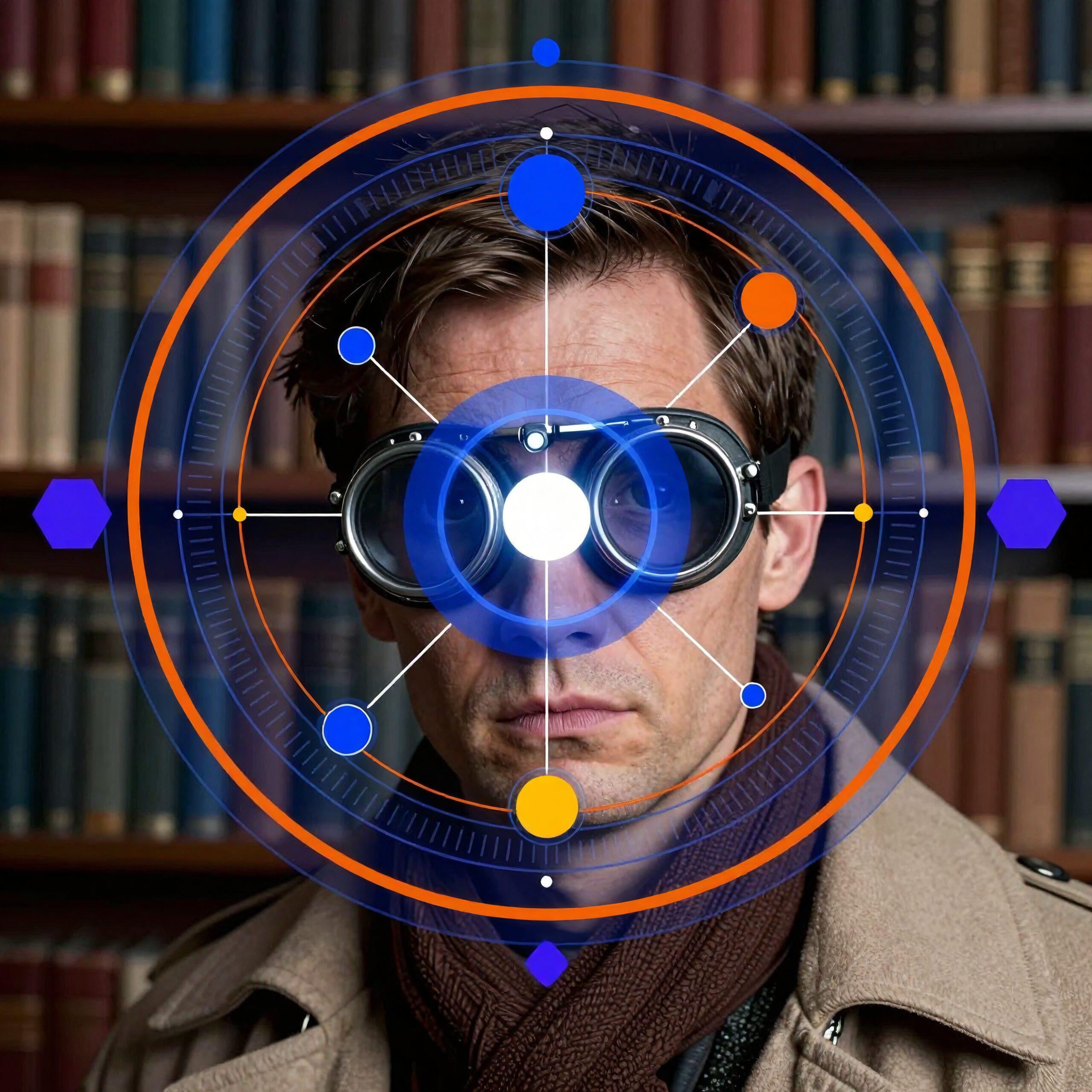 Innovator with futuristic vision