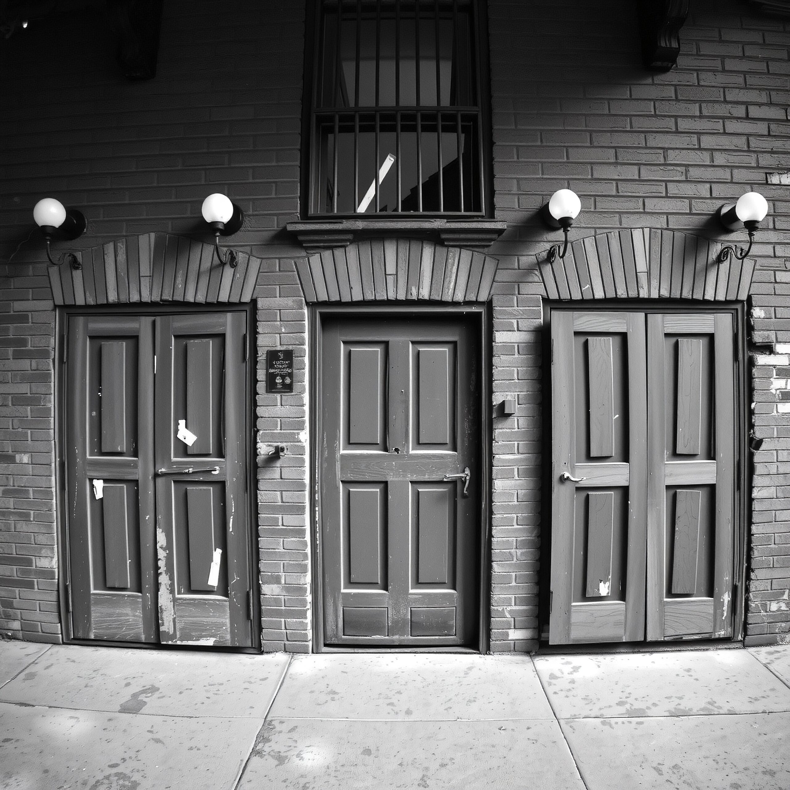 Historic Brick Building Doorway