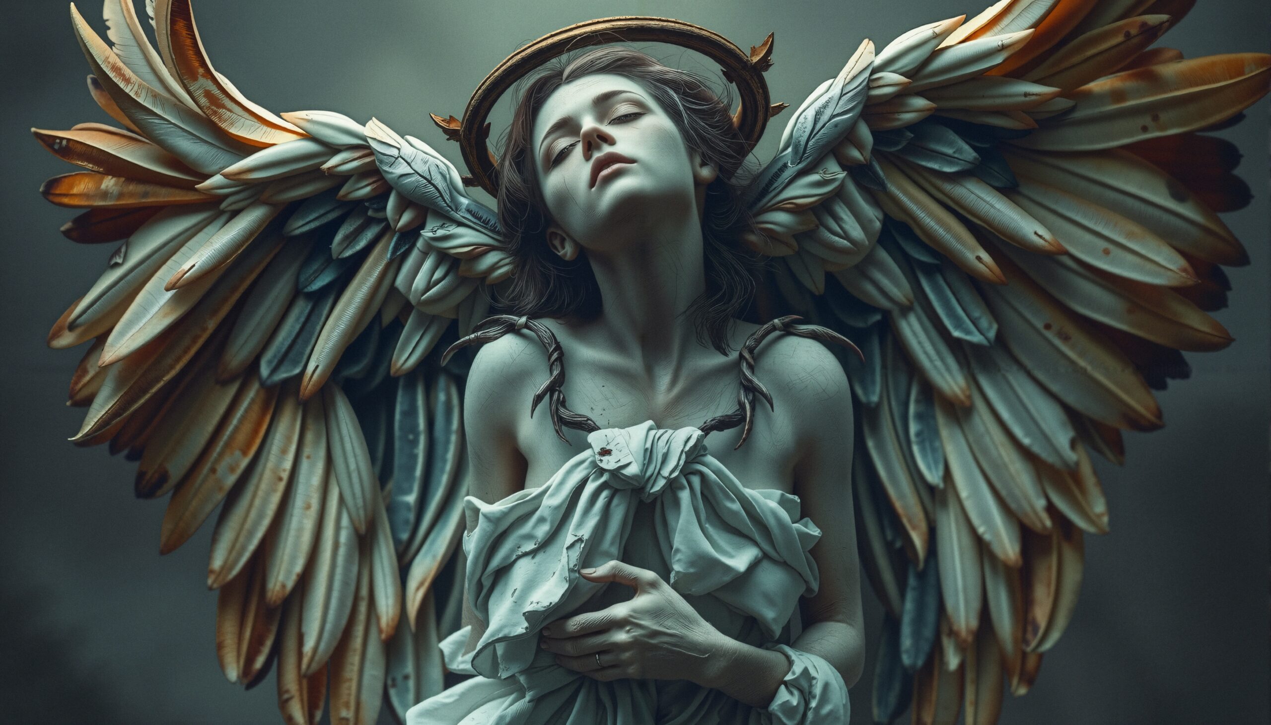 Heavenly Angel in Contemplation