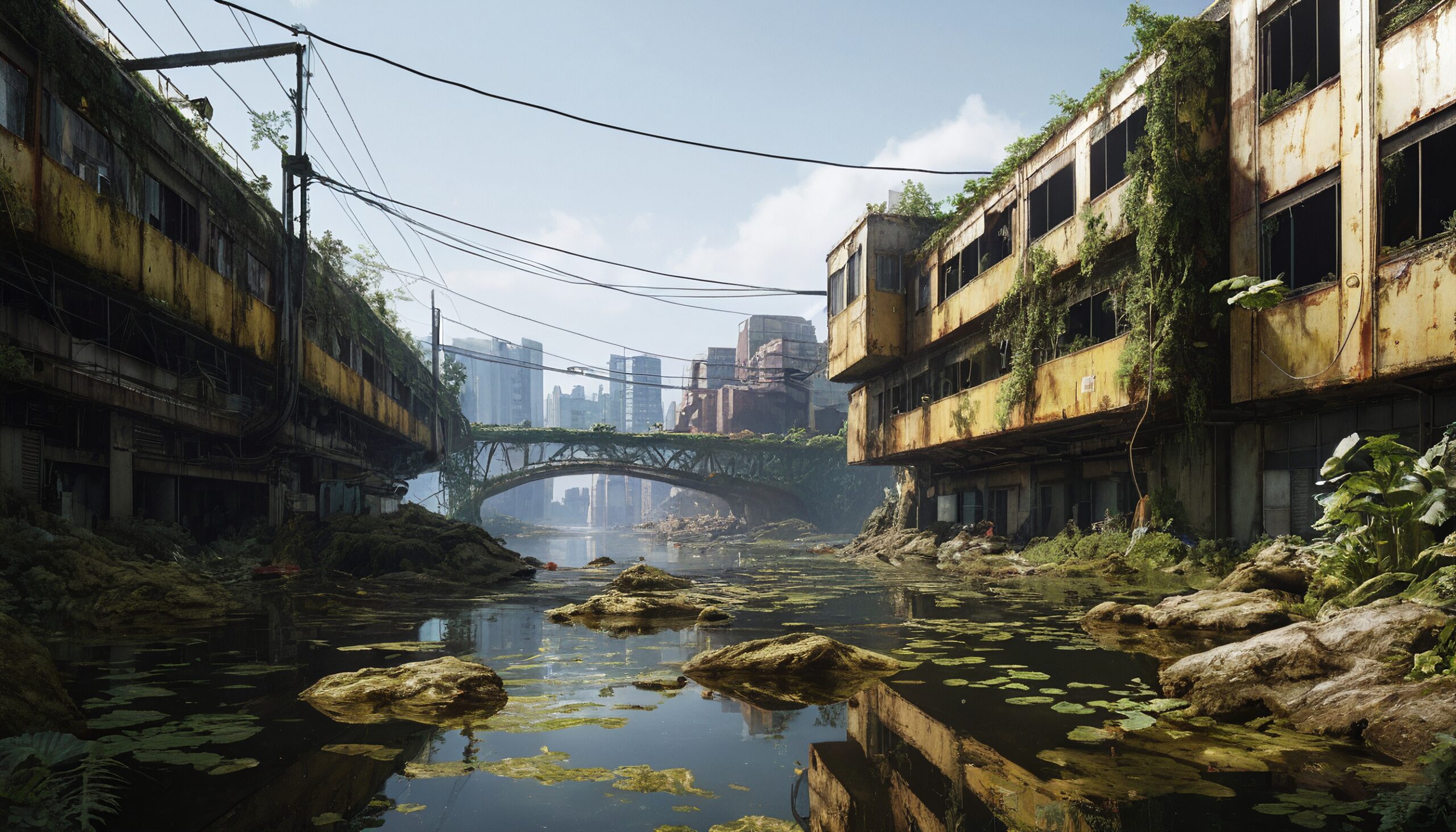 Urban decay meets natural reclamation