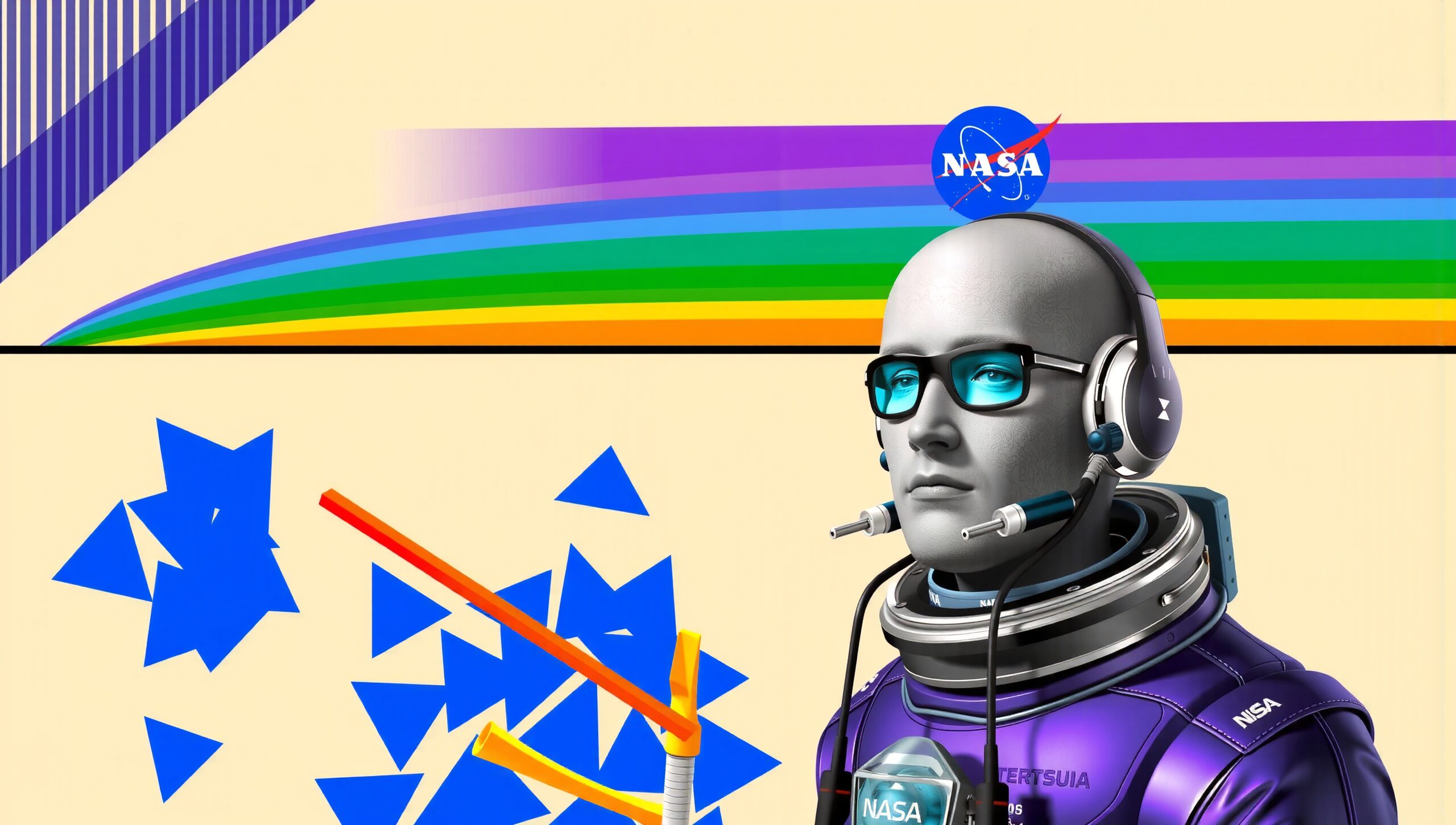 Futuristic Abstract Space Artwork