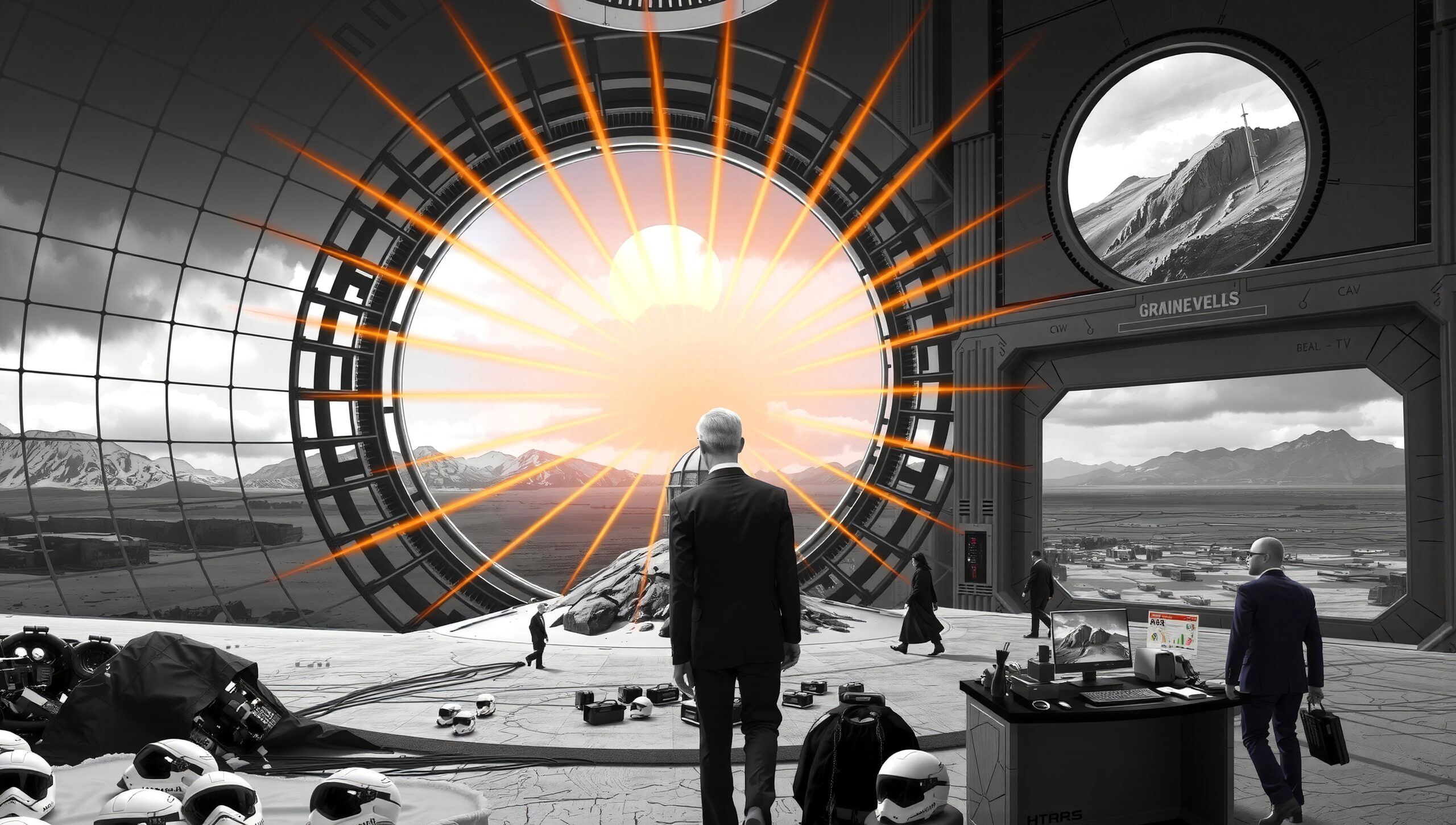 Futuristic Sci-Fi Office Scene