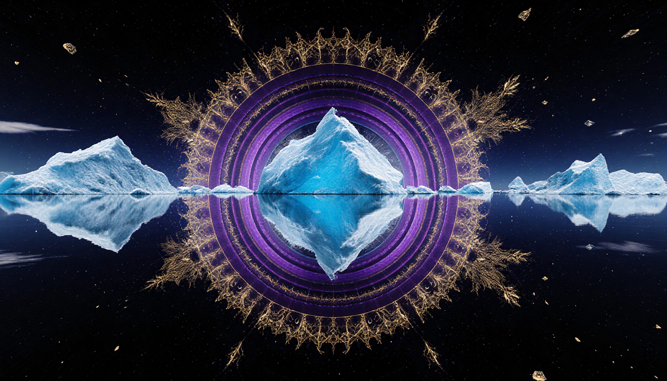 Cosmic Iceberg Reflective Symmetry