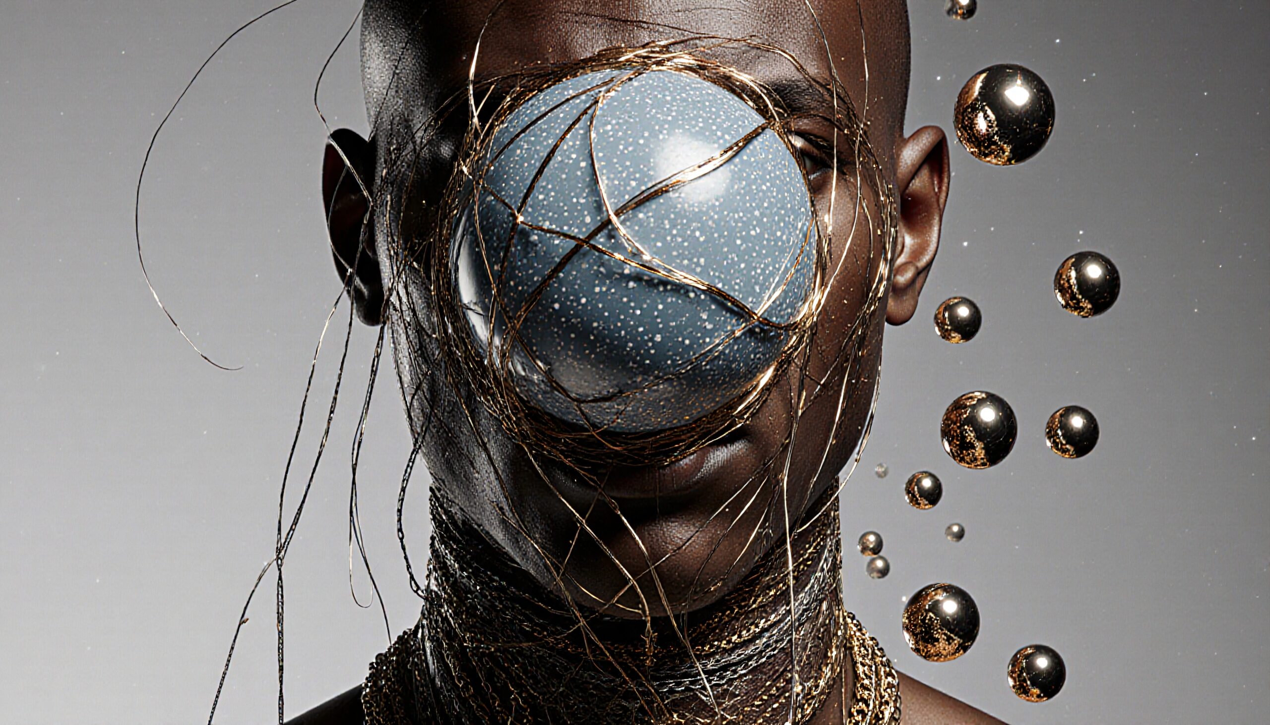 Surreal Futuristic Art with Spheres