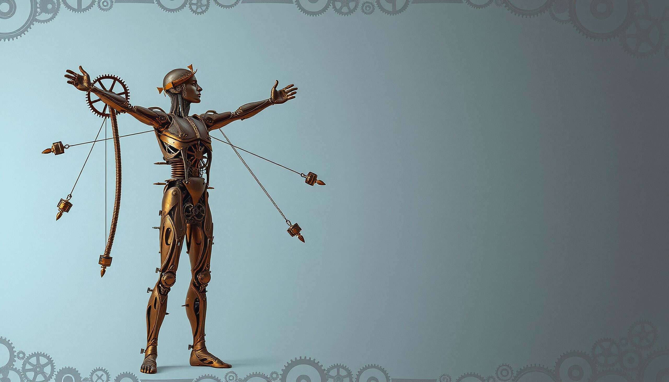Steampunk Mechanical Humanoid Design