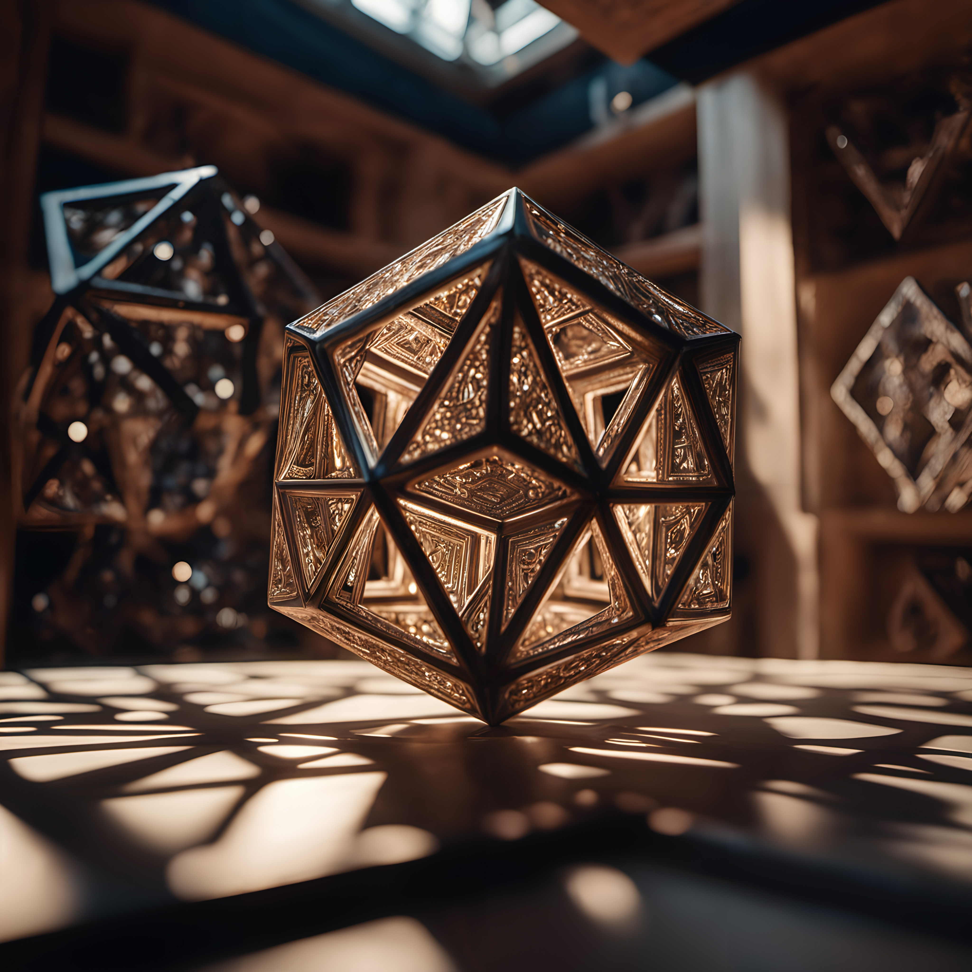 Geometry Ralated Objects An Intricate Sacred Geometry Object – A Luna Blue