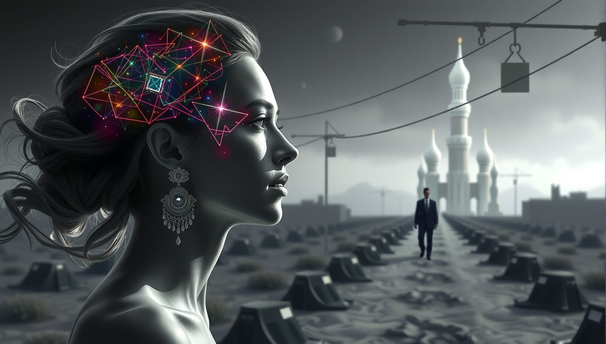 Futuristic Mind and Architecture Imagery