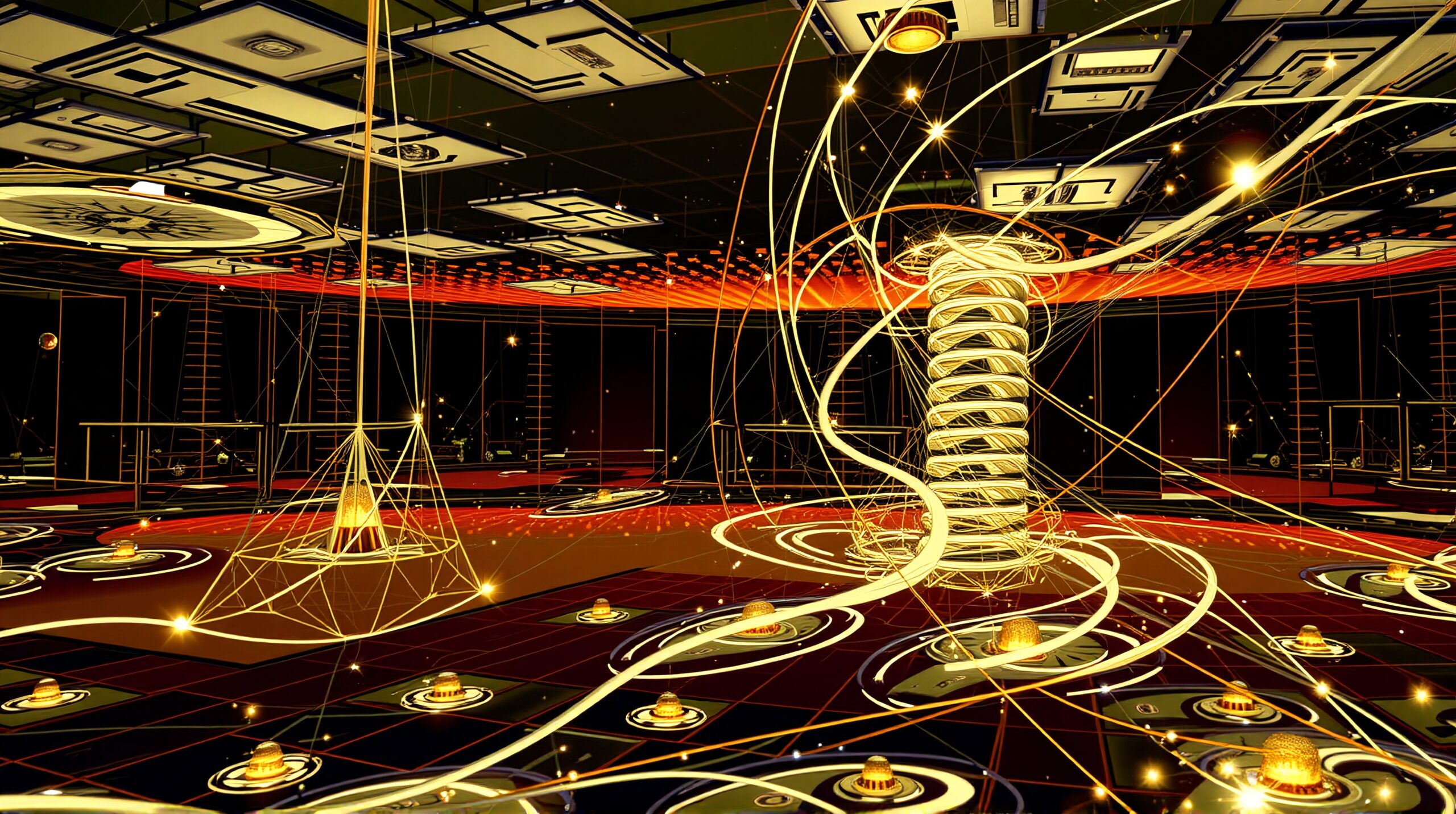 Futuristic Digital Sci-Fi Interior