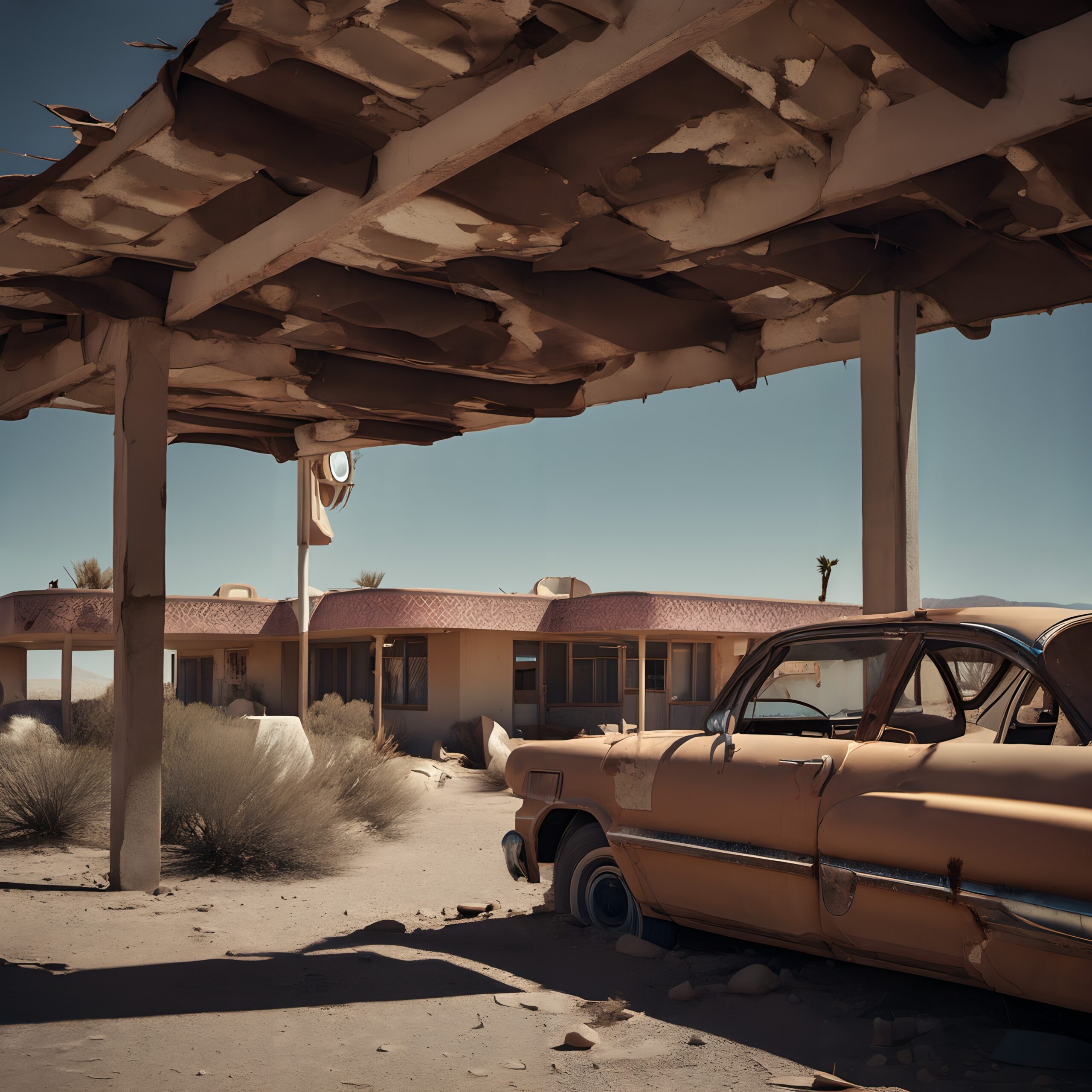Deserted Gas Station Relic