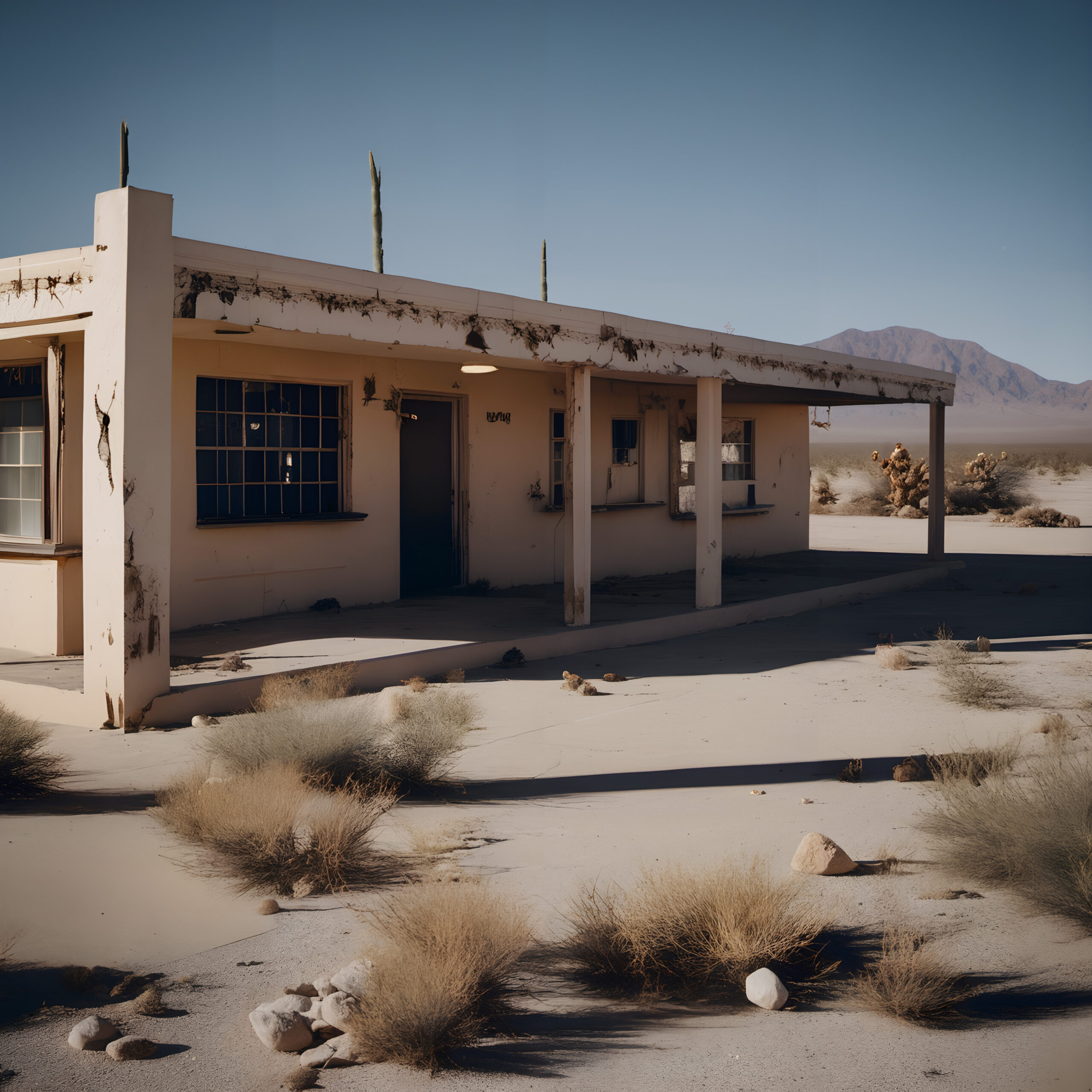 Abandoned Mojave Desert Motel