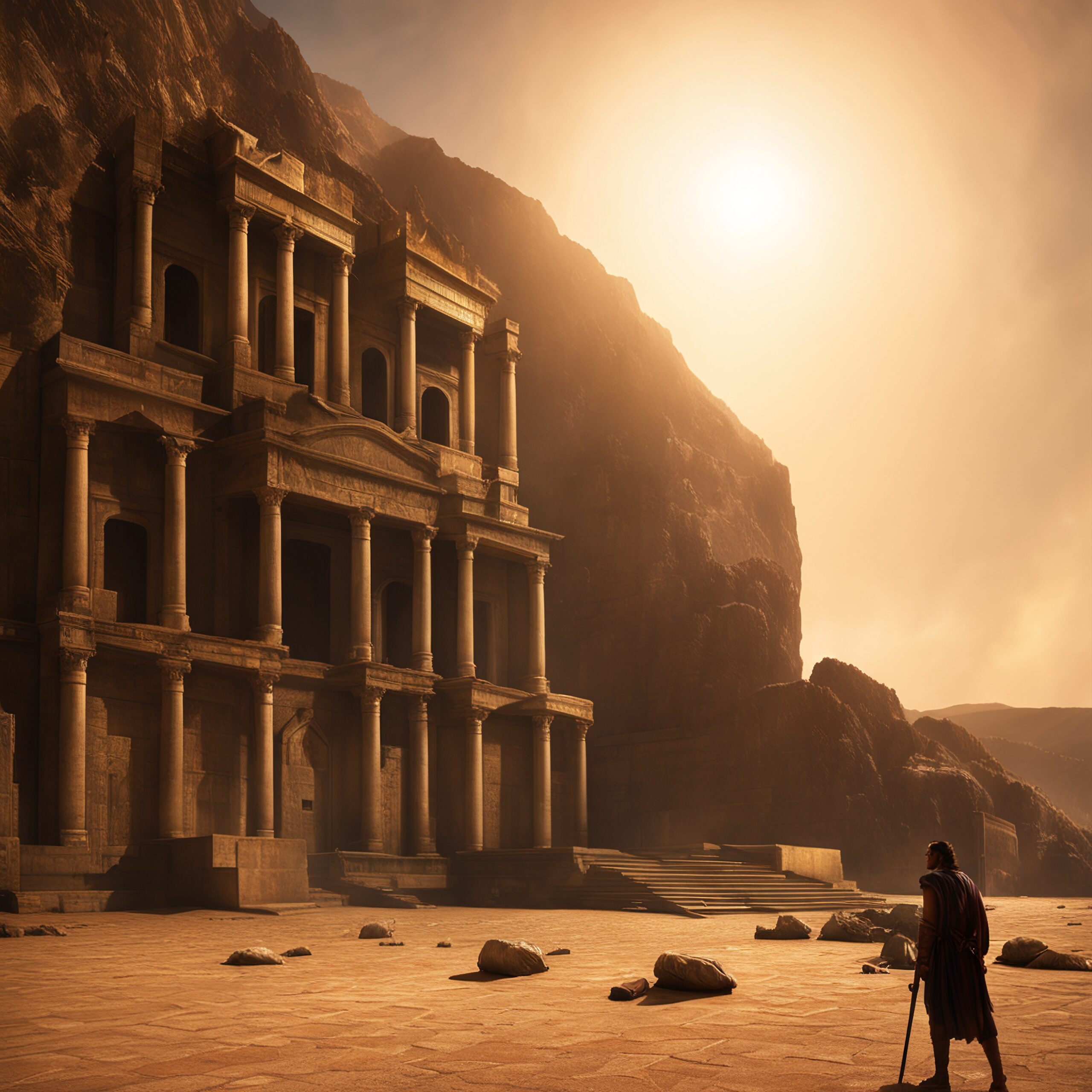 Ancient Architecture Meets Blazing Sun