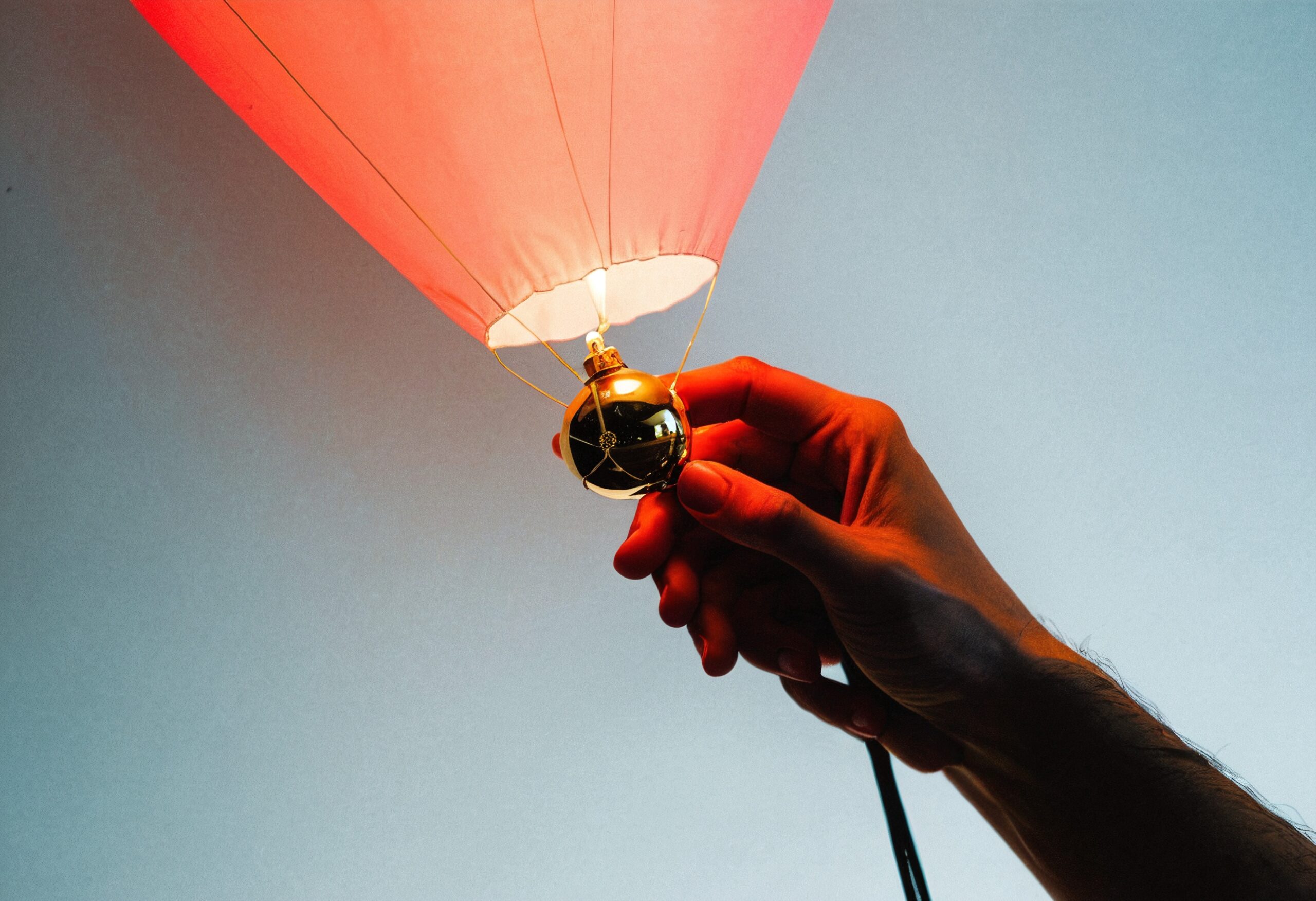 Red Hot Air Balloon Handheld