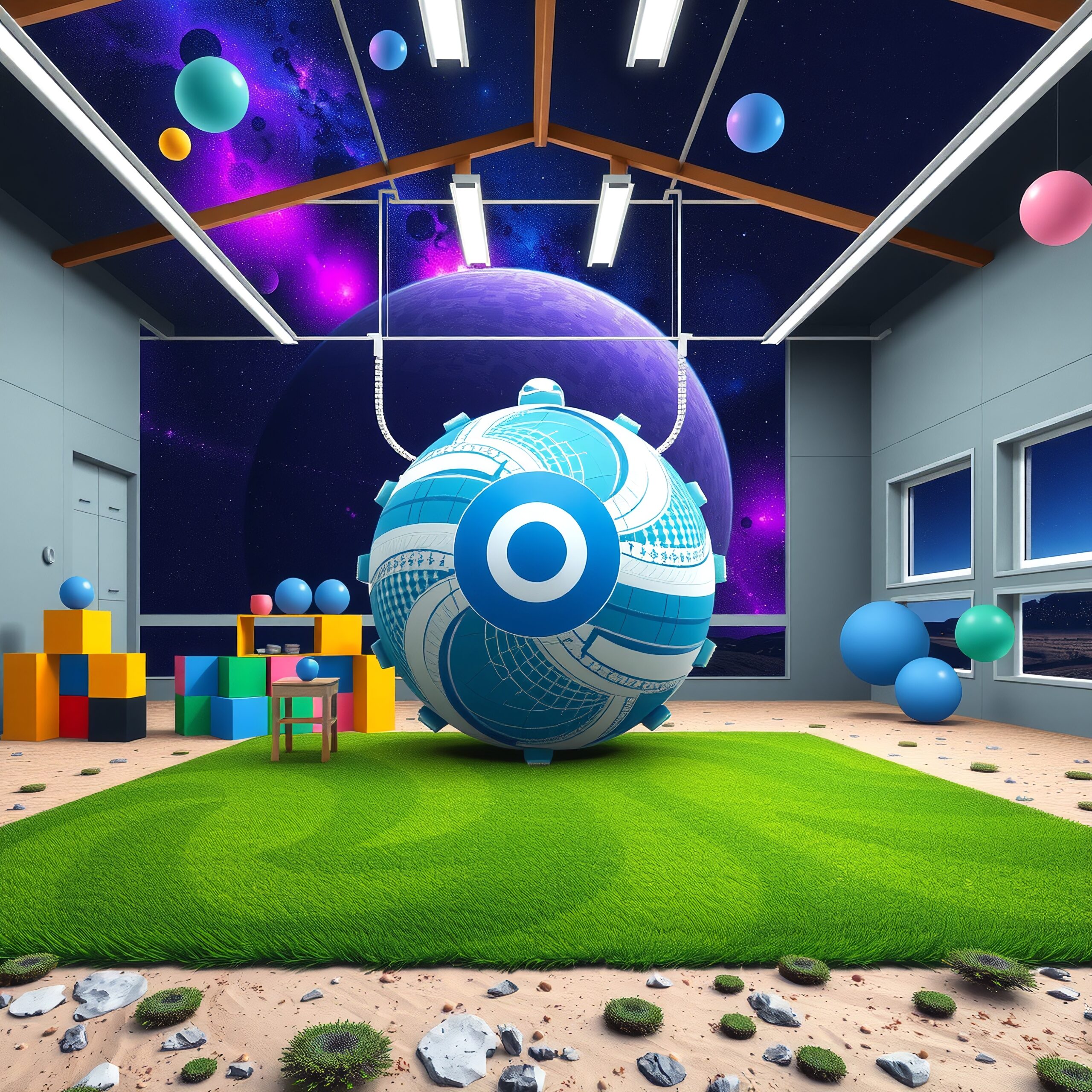Playful Sci-Fi Cosmic Room