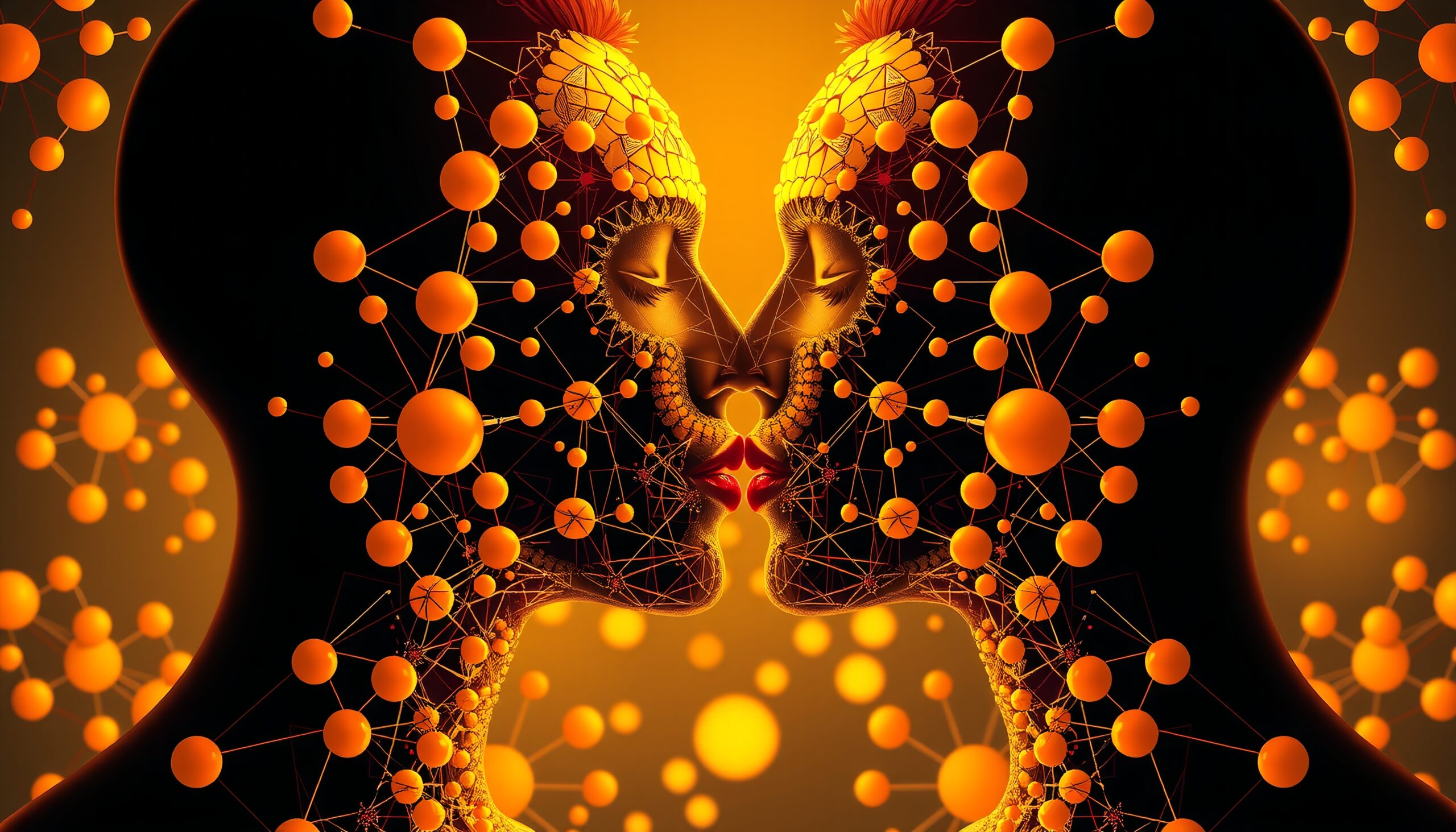 Abstract Connection of Two Minds