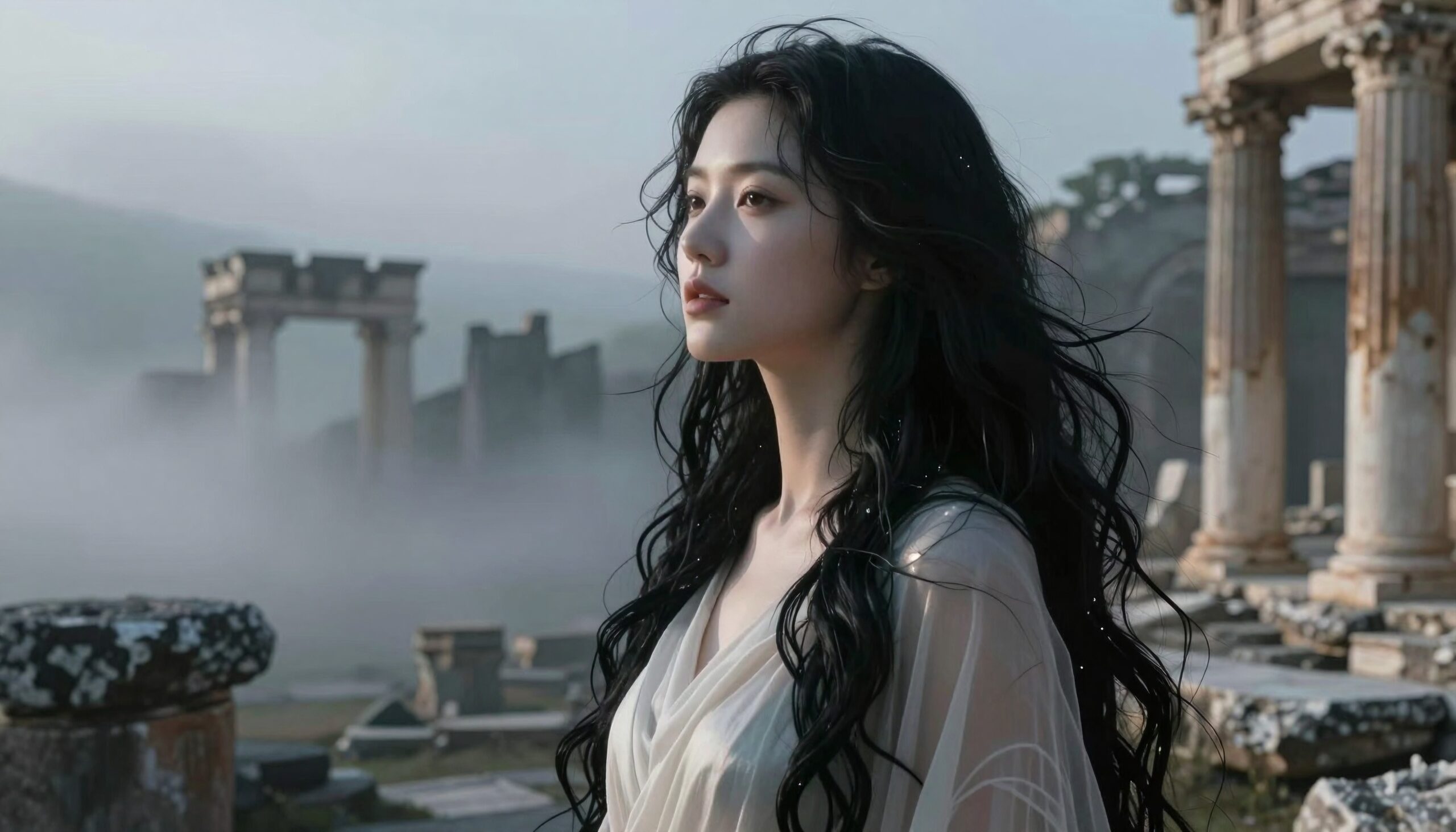 Elegance Amidst Ancient Ruins