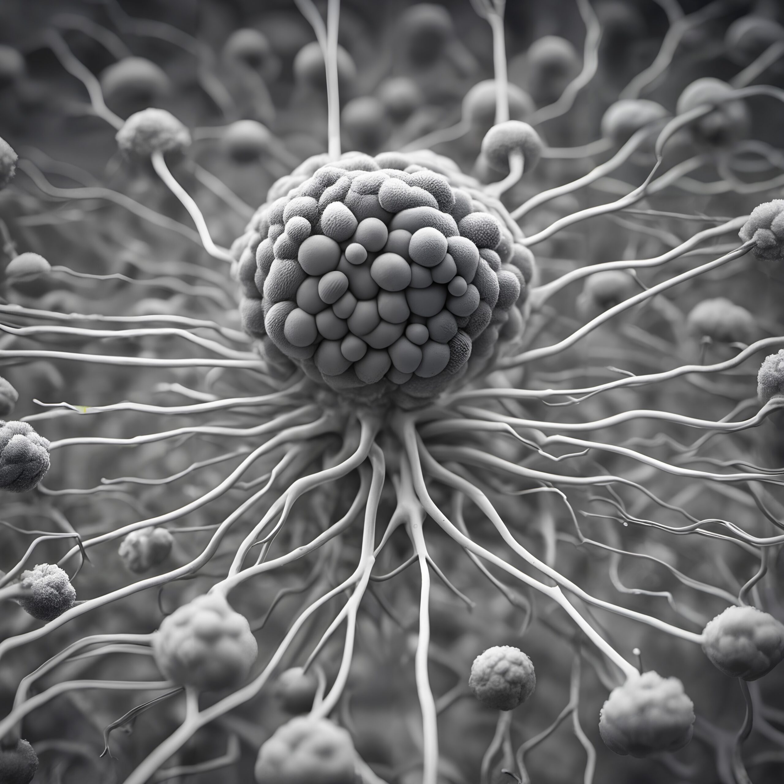 Abstract Neural Network Micrograph