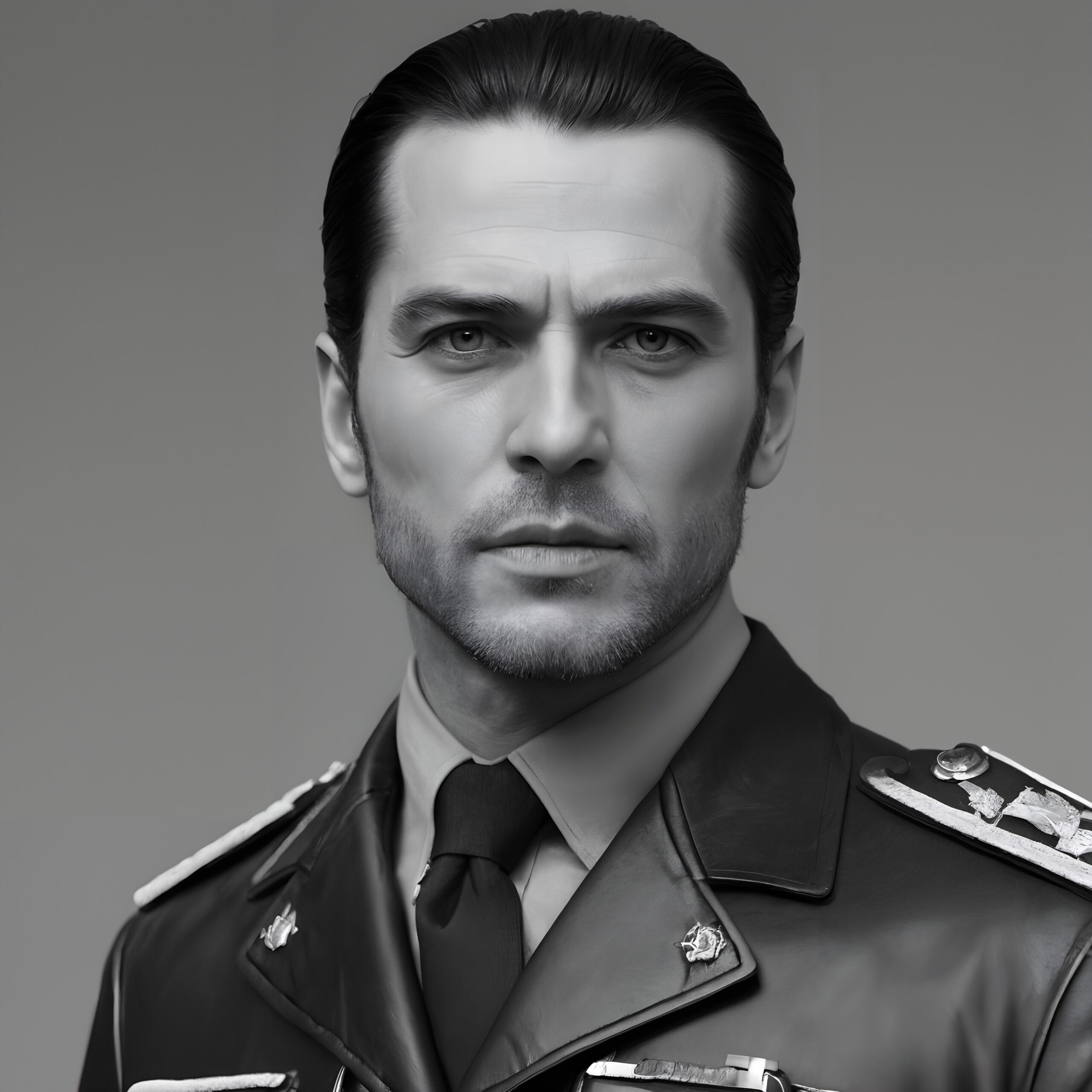 Commanding Officer In Dark Uniform