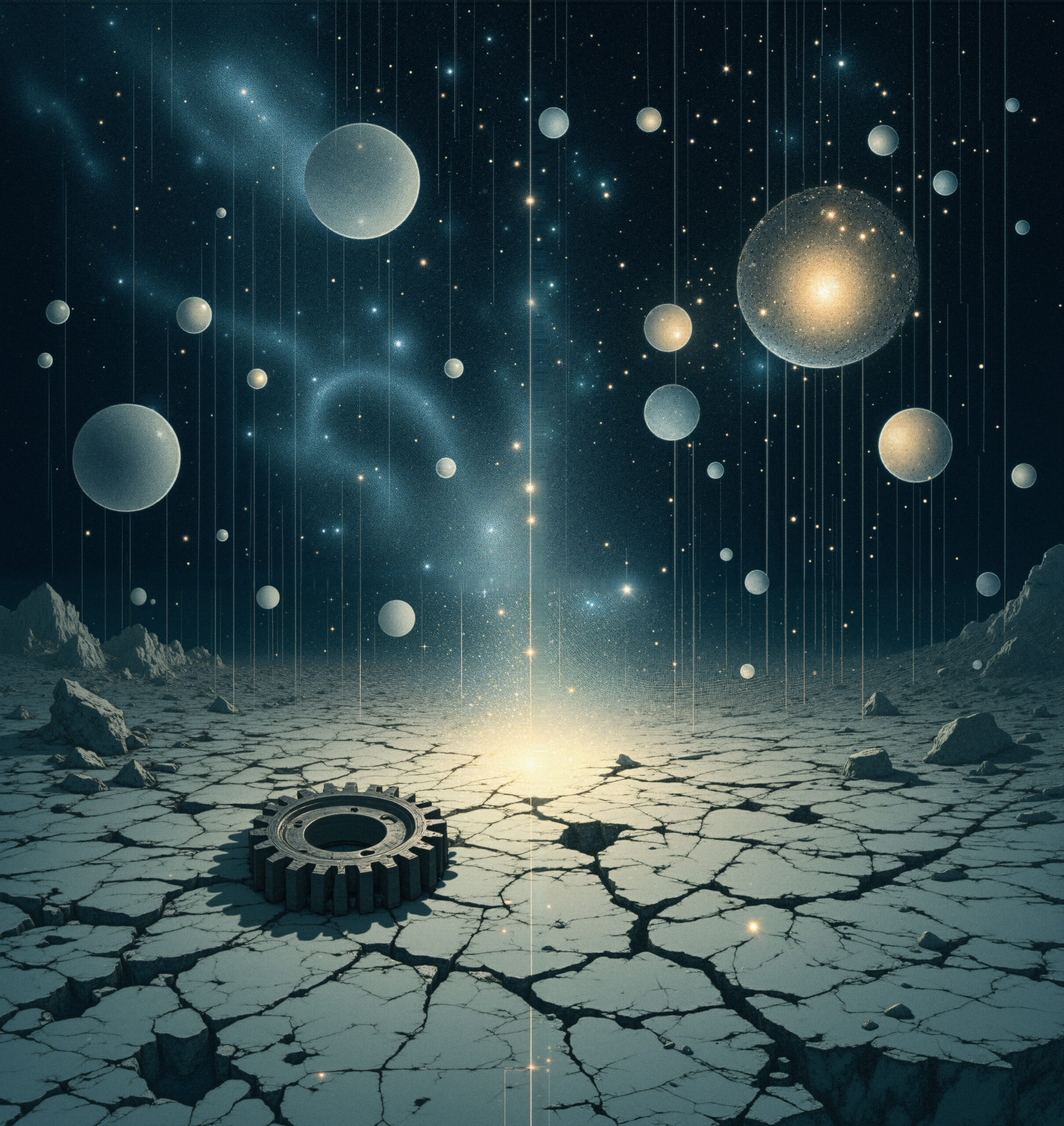 Celestial Gear Under Stars