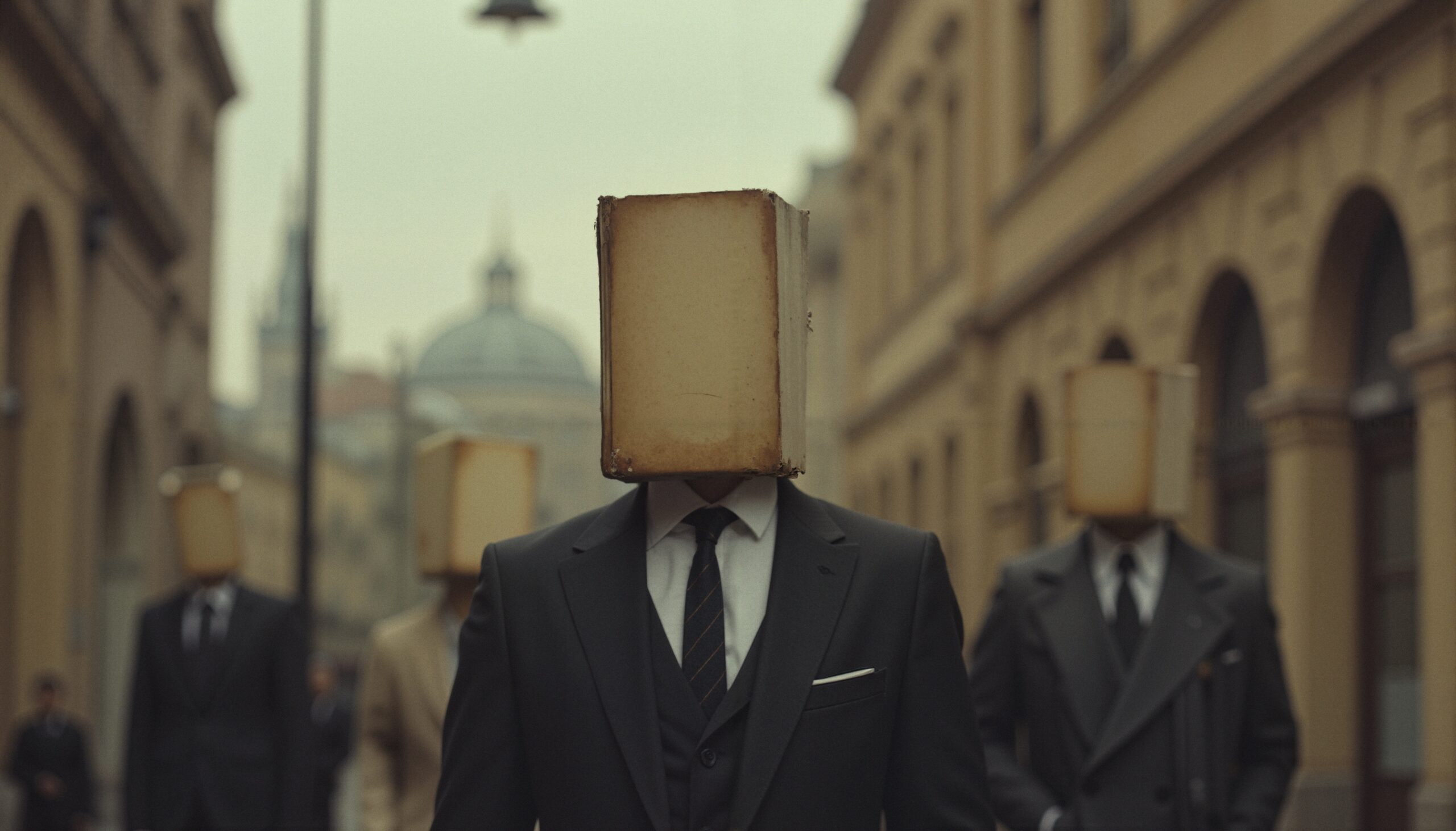 Book Heads in City Streets