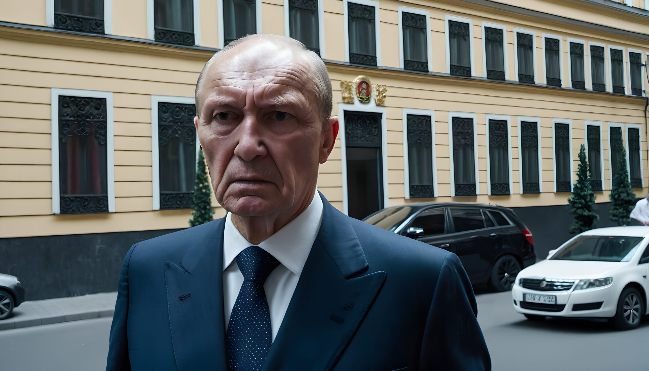 Elderly Man in Urban Street