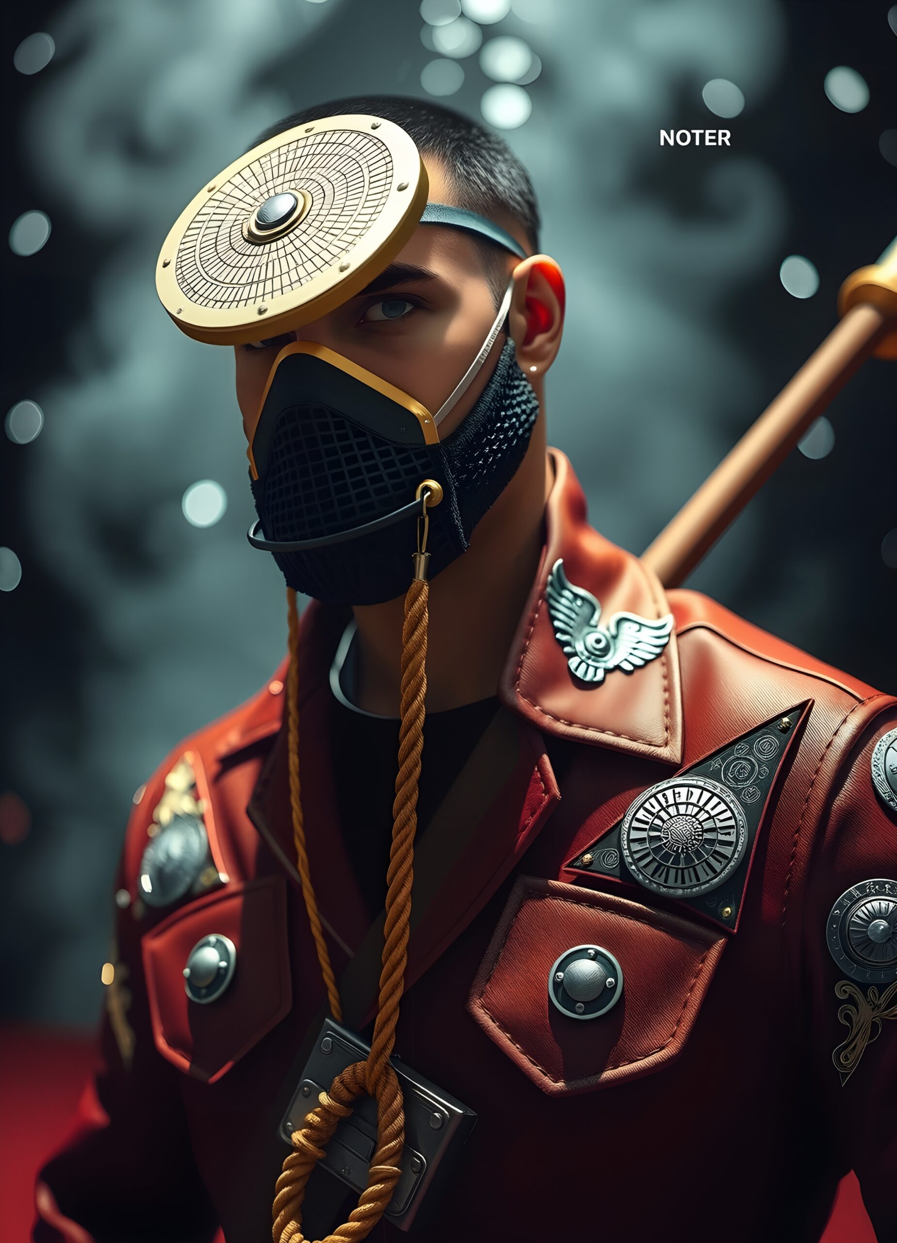 Futuristic Steampunk Warrior Style