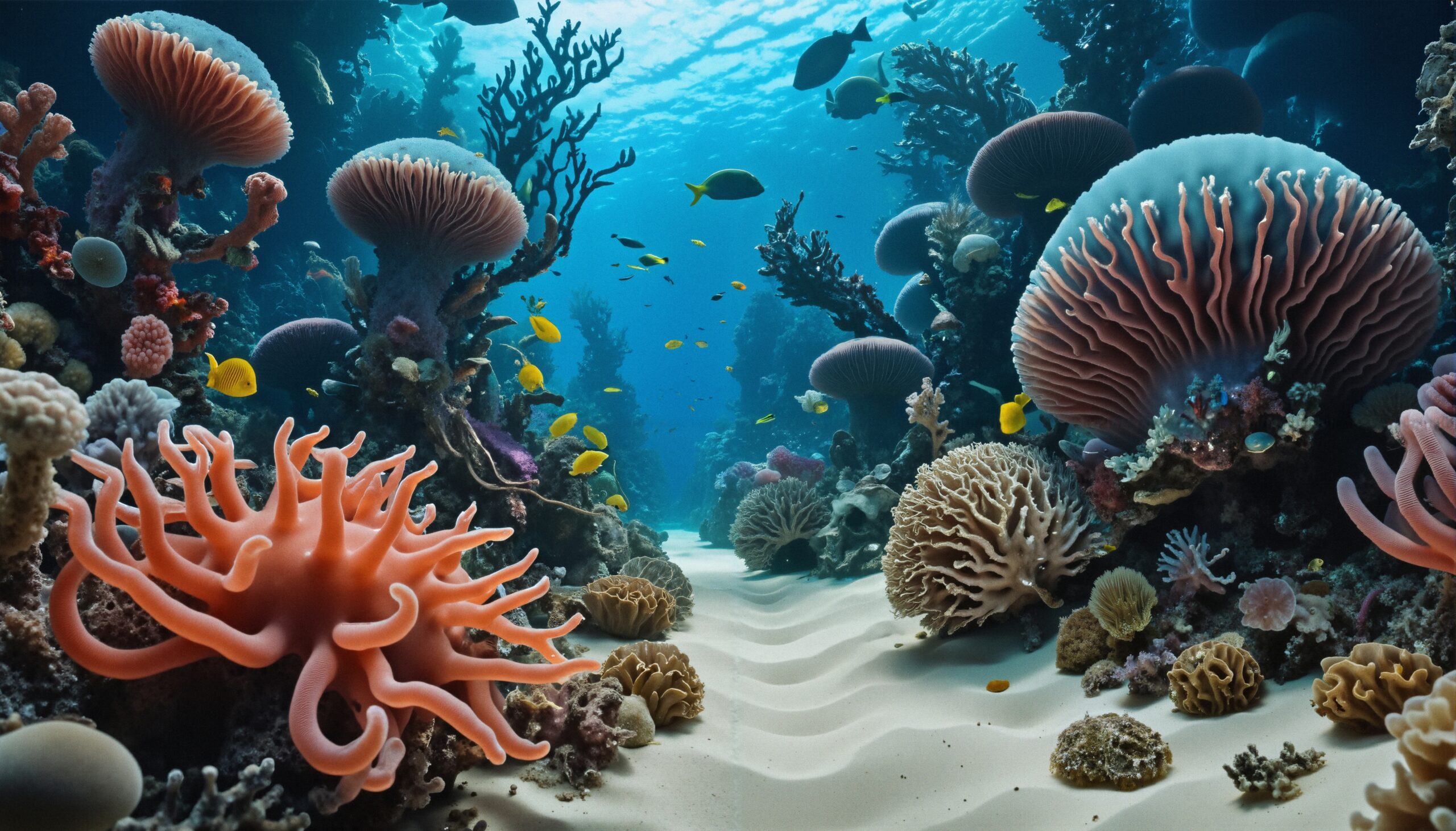 Vibrant Coral Reef Underwater Scene