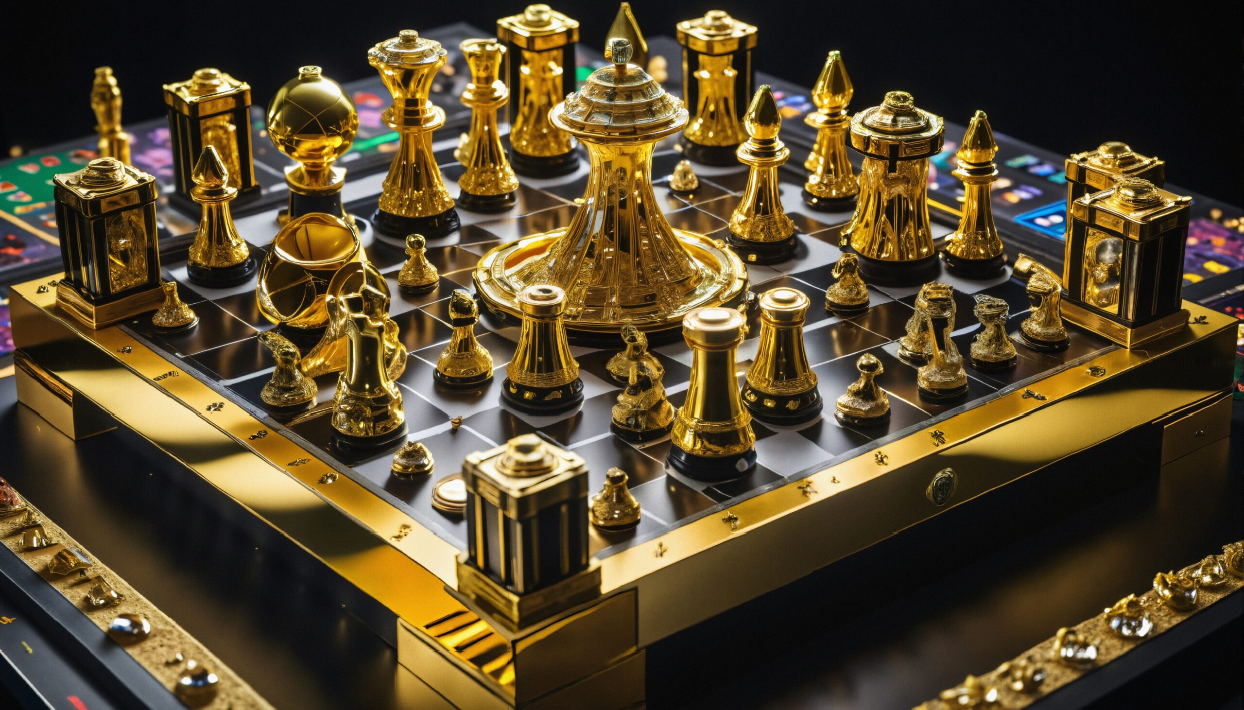 Golden Chessboard A Luxurious Game