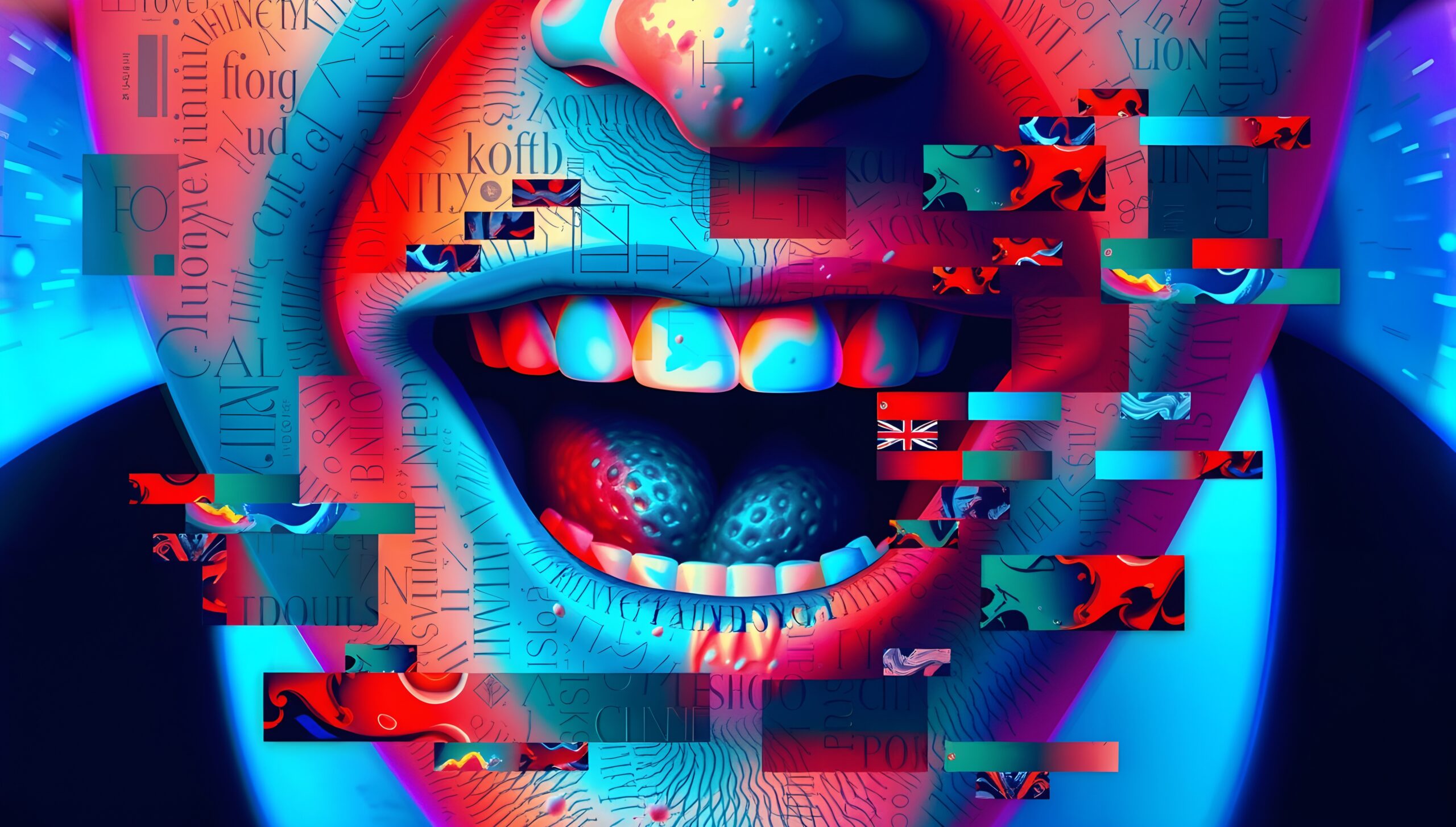 Abstract Mouth with Neural Elements